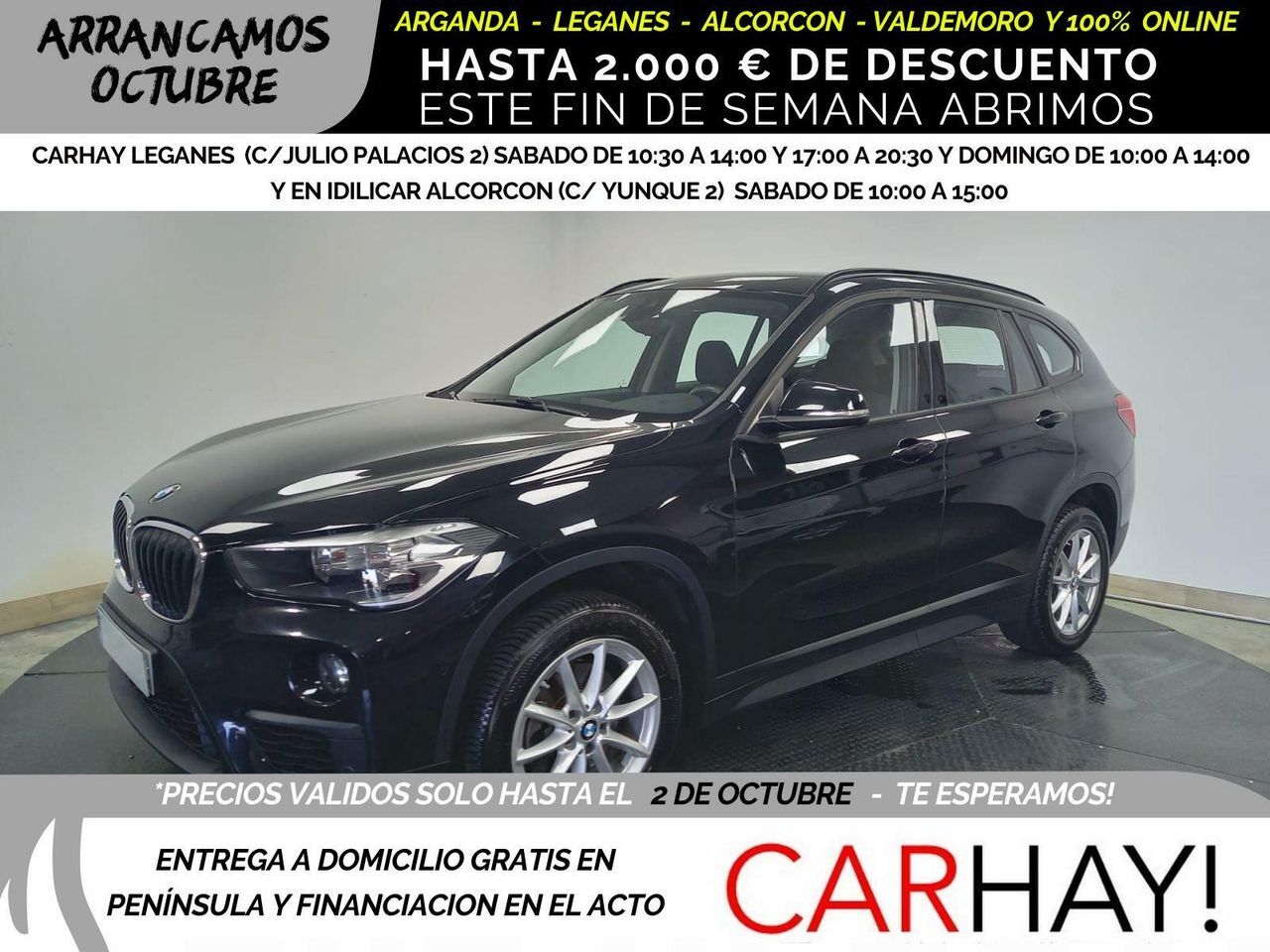 BMW X1 (1.5i sDrive18 OPF (EU6d-TEMP)) en Madrid