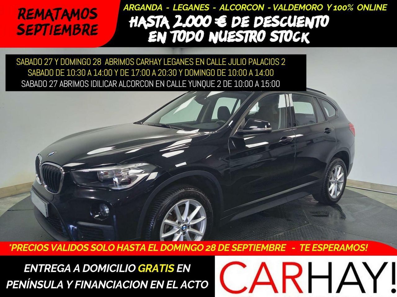 BMW X1 (1.5i sDrive18 OPF (EU6d-TEMP)) en Madrid