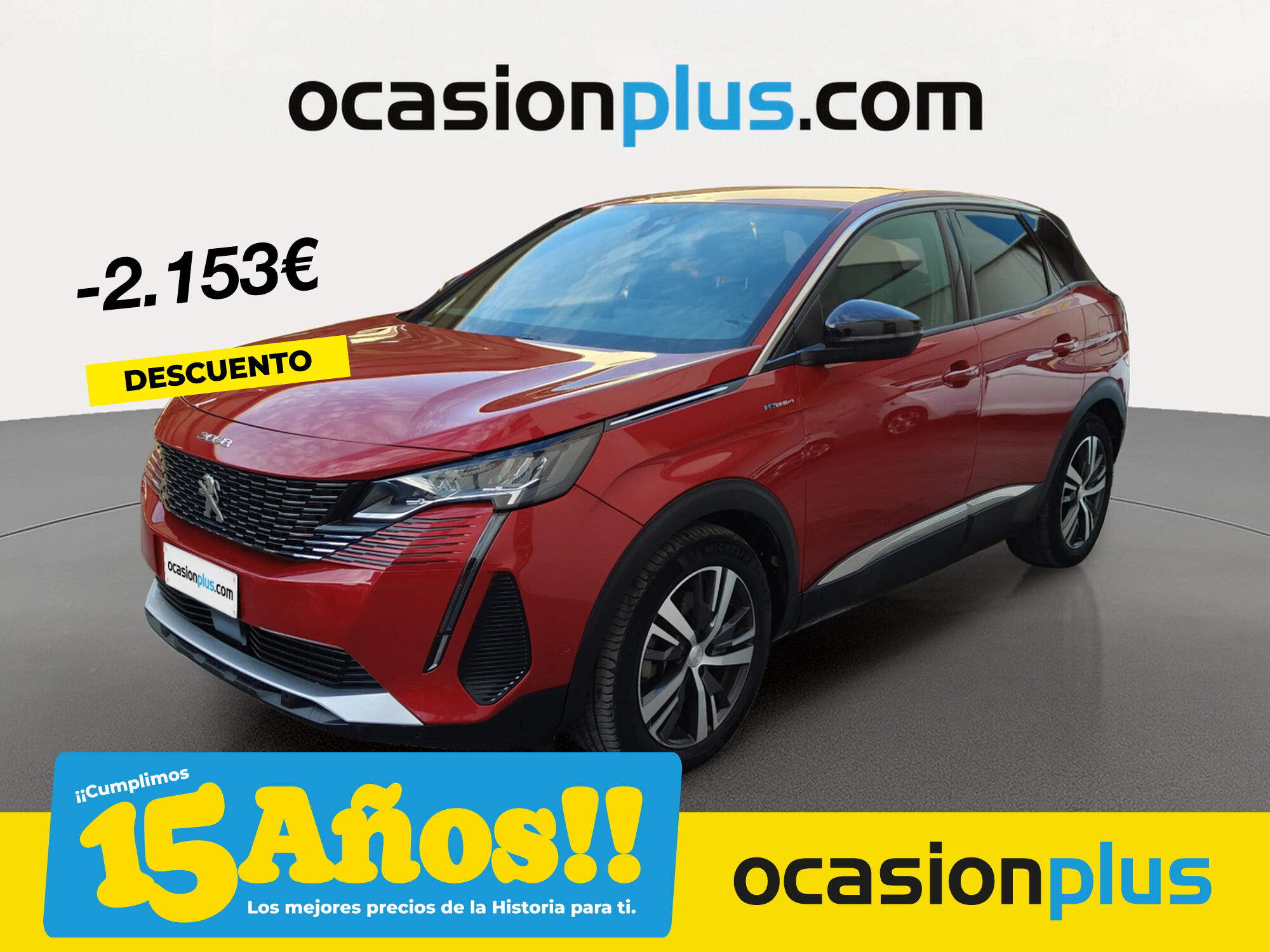 PEUGEOT 3008 (Hybrid 300 Allure Pack e-EAT8 221 kW (300 CV)) en Madrid
