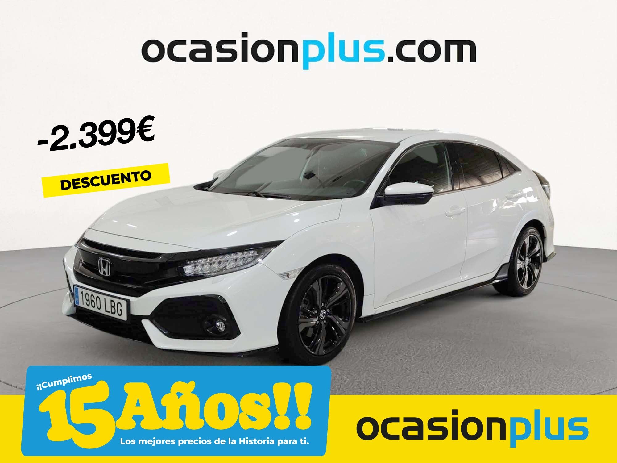 HONDA Civic (1.5 I-VTEC Turbo Sport 134 kW (182 CV)) en Madrid