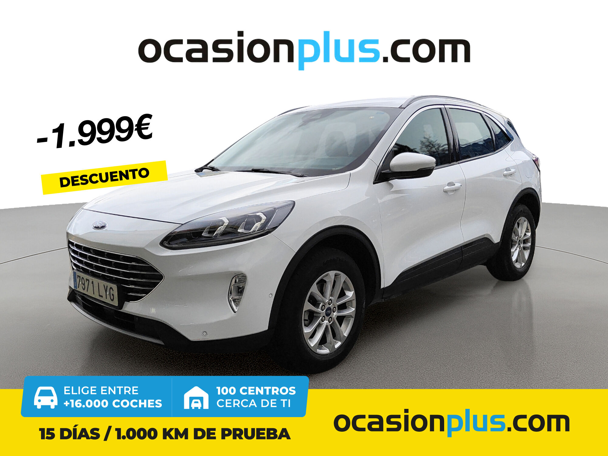 FORD Kuga (2.5 Duratec FHEV Titanium Auto 140 kW (190 CV)) en Madrid