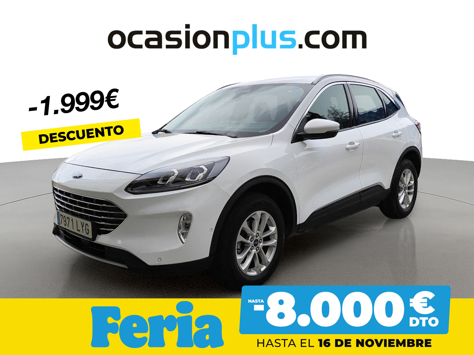 FORD Kuga (2.5 Duratec FHEV Titanium Auto 140 kW (190 CV)) en Madrid