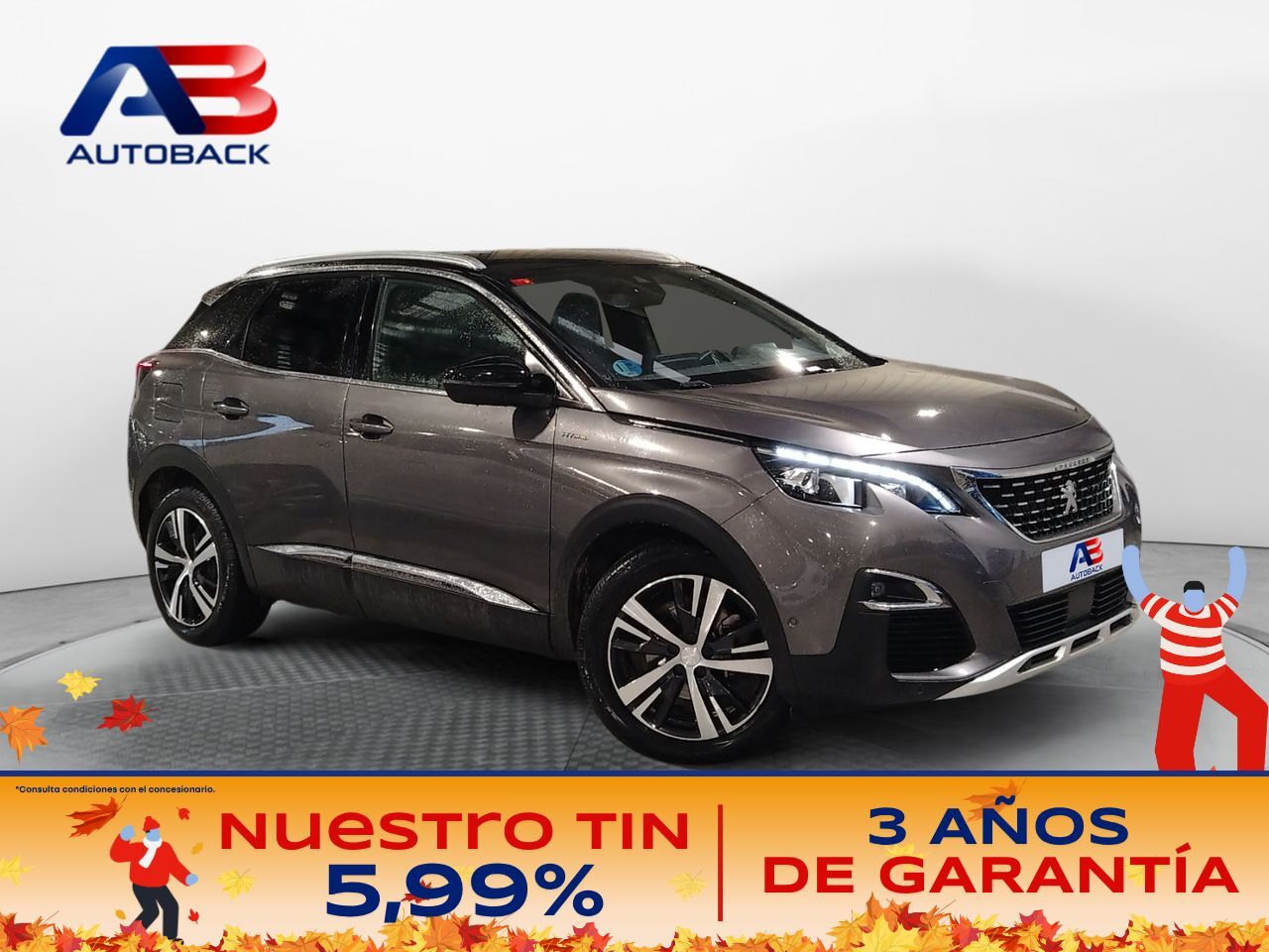 PEUGEOT 3008 (225 e-EAT8 GT) en Madrid