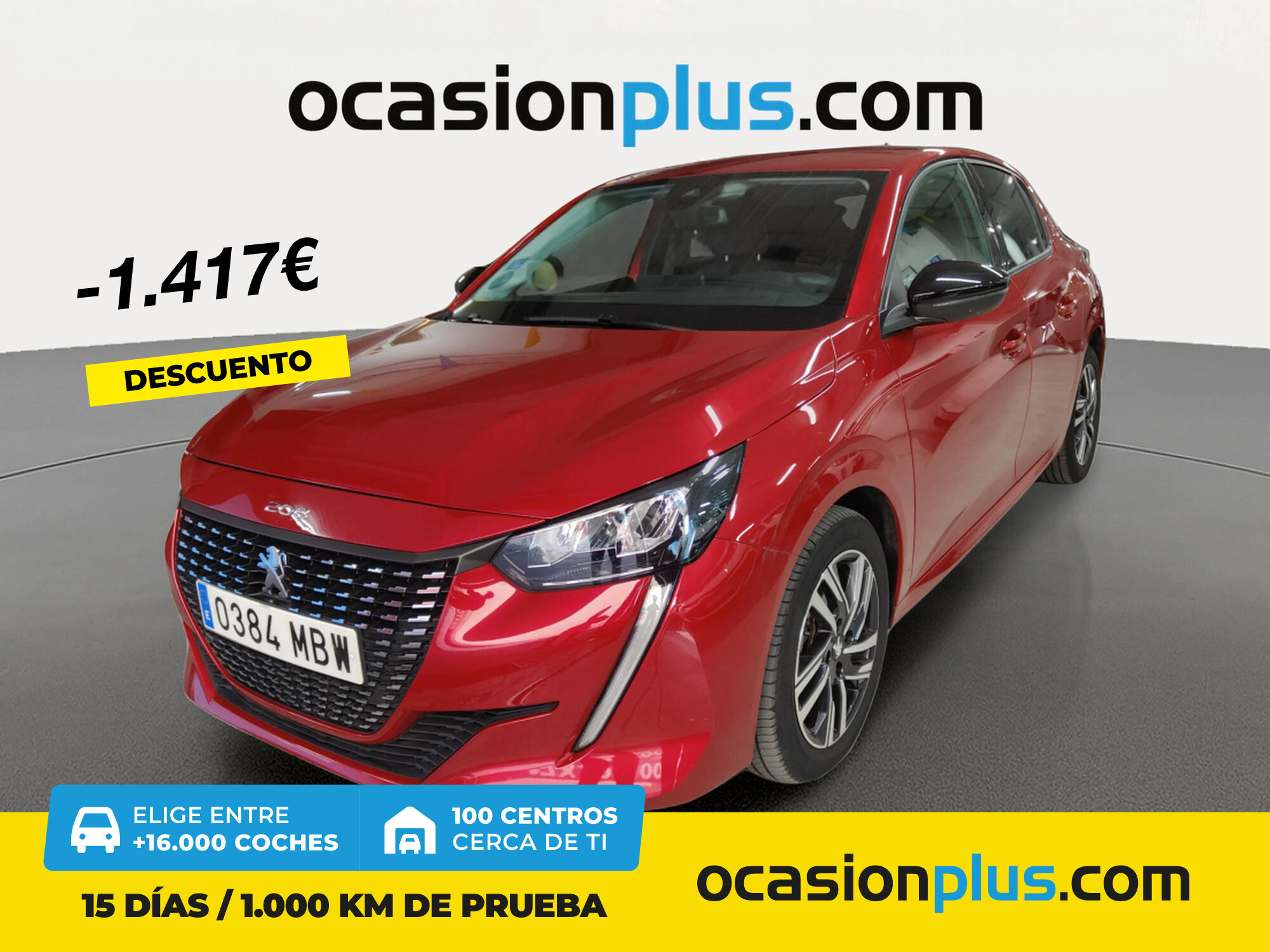 PEUGEOT 208 (BlueHDi 100 S&S Allure Pack 75 kW (100 CV)) en Madrid