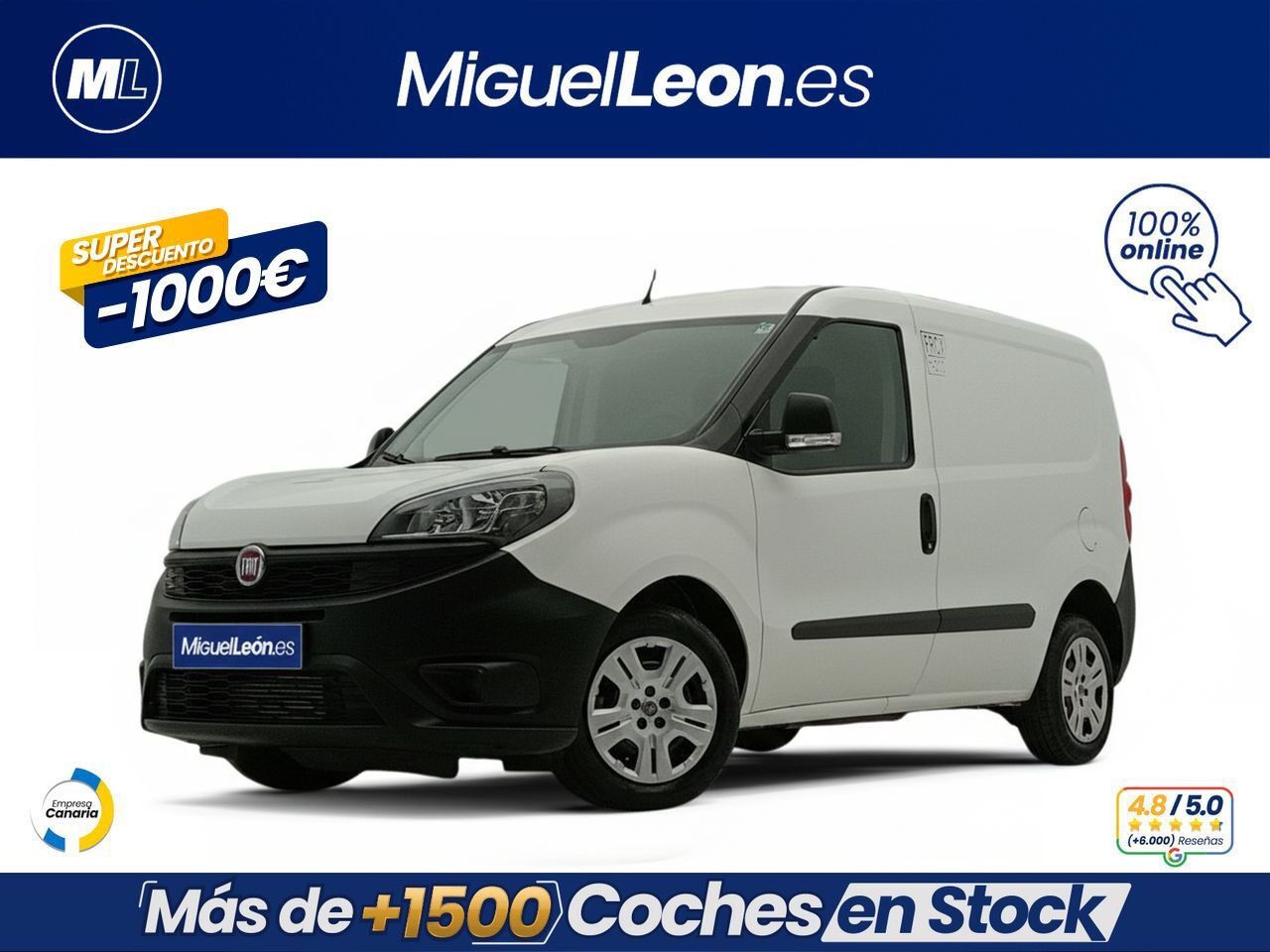 FIAT Dobló (1.6 90CV DCI) en Palmas, Las
