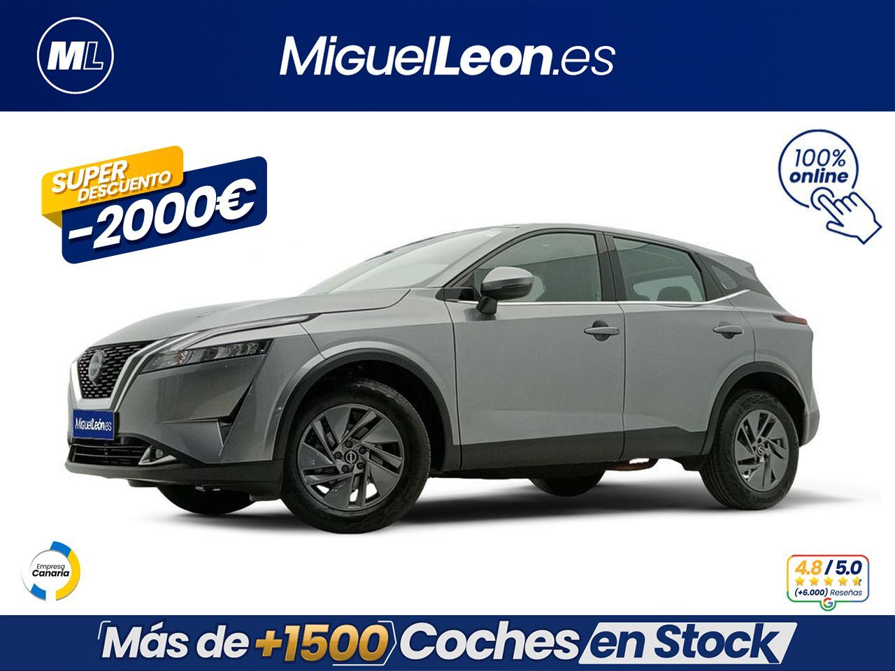 NISSAN Qashqai (DIG-T 116kW (158CV) mHEV Xtronic Acenta) en Palmas, Las