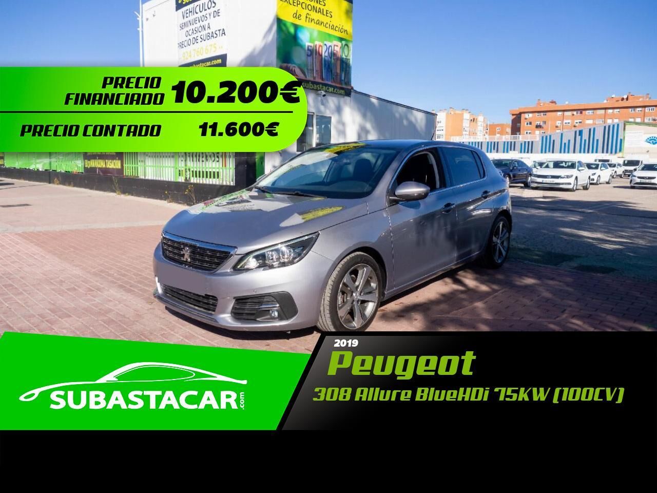PEUGEOT 308 (1.5BlueHDi S&S Allure 100) en Madrid