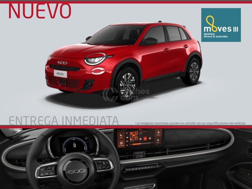 Foto del FIAT 600 e 115kw 54kwh Red