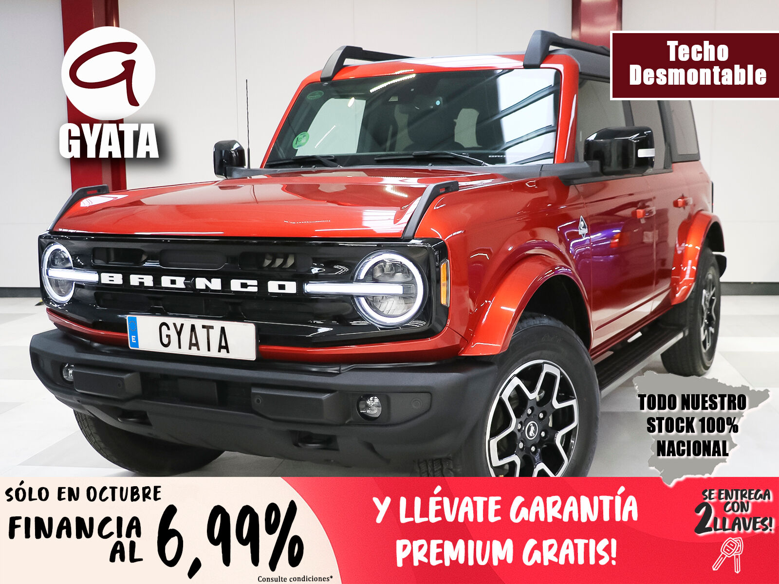 FORD Bronco (2.7 EcoBoost V6 Outer Banks 4x4 In Auto 246 kW (335 CV)) en Ma