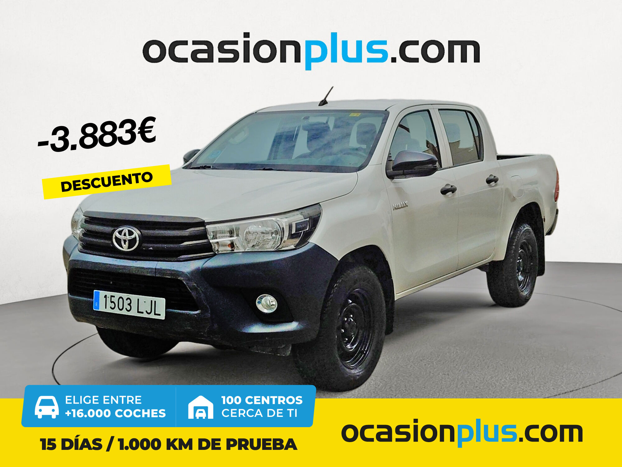 TOYOTA Hilux (2.4 D-4D Doble Cabina GX 110 kW (150 CV)) en Madrid