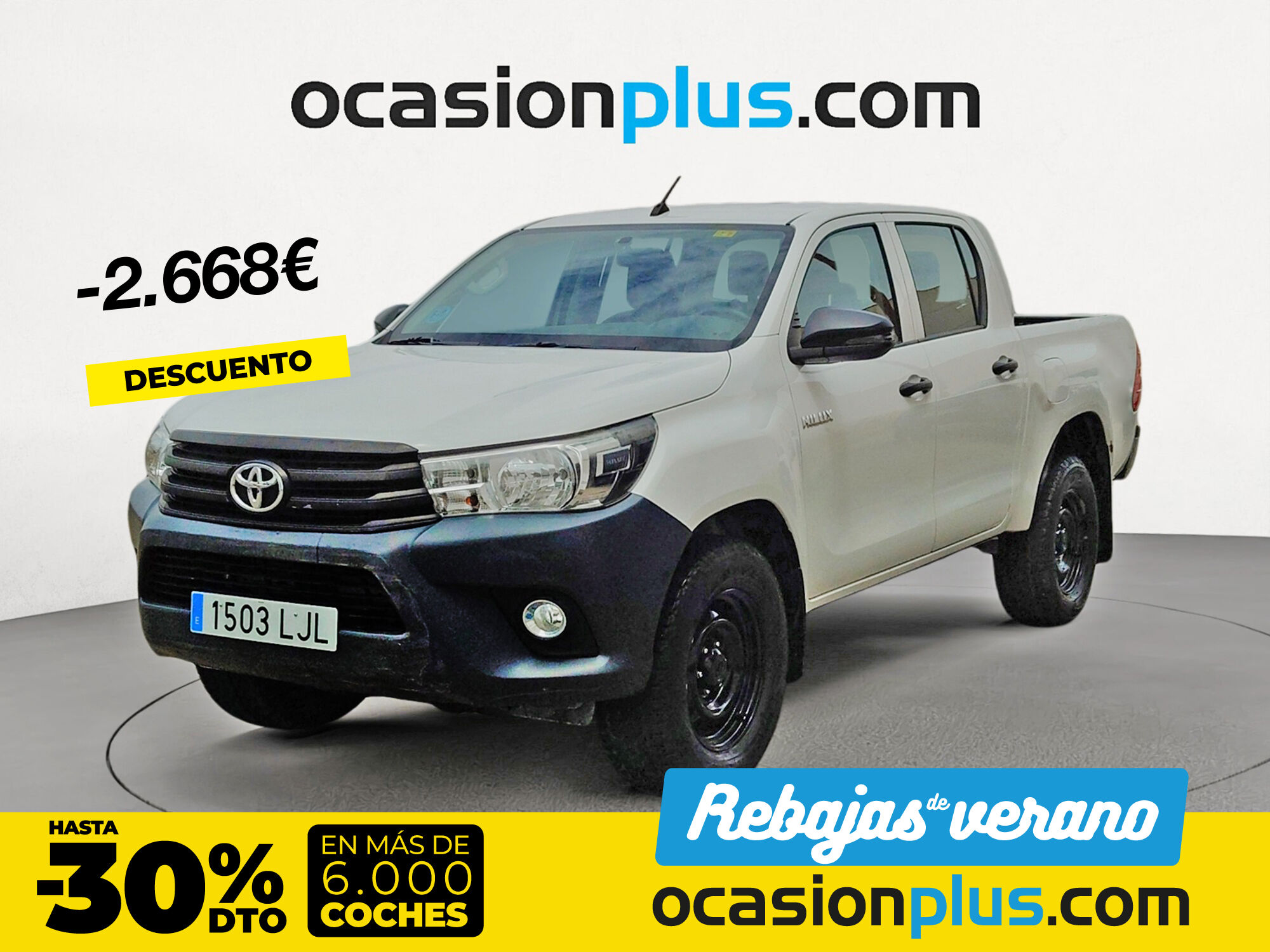 TOYOTA Hilux (2.4 D-4D Doble Cabina GX 110 kW (150 CV)) en Madrid