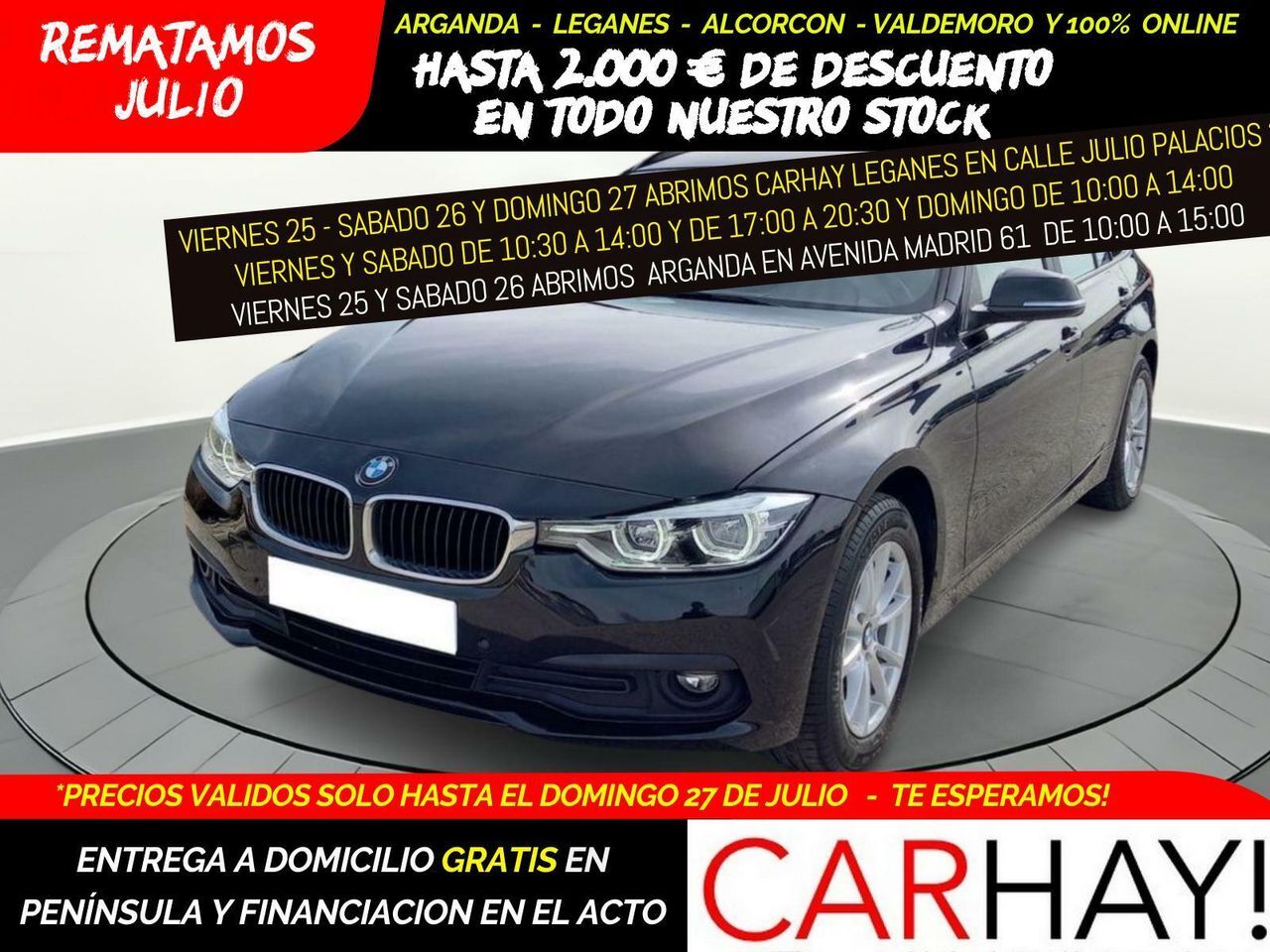 BMW Serie 3 (REEKS TOURING 318D (100 KW) 5D) en Madrid