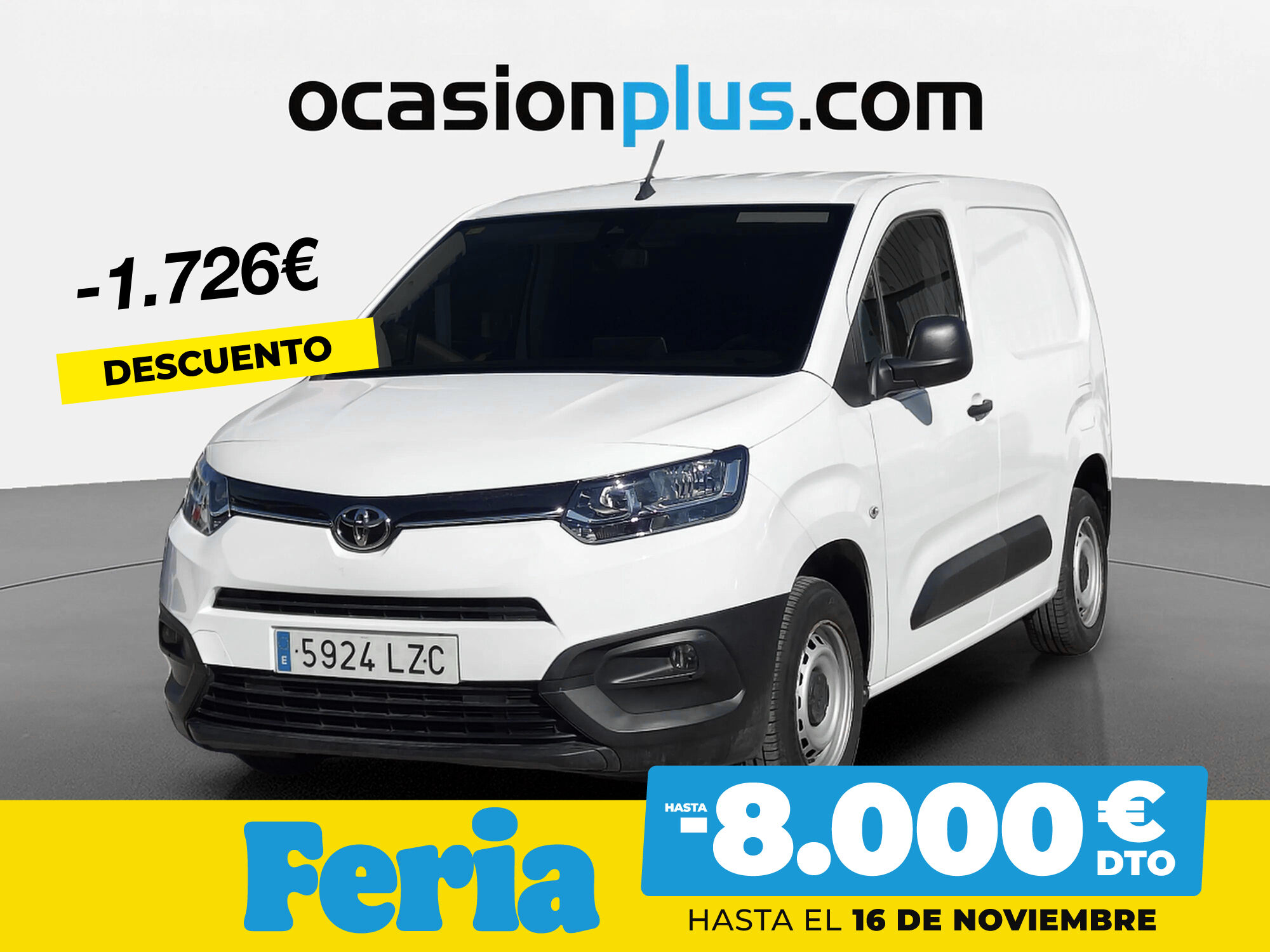 TOYOTA Proace City (Furgon 1.5D GX L1 650kg 75 kW (102 CV)) en Madrid