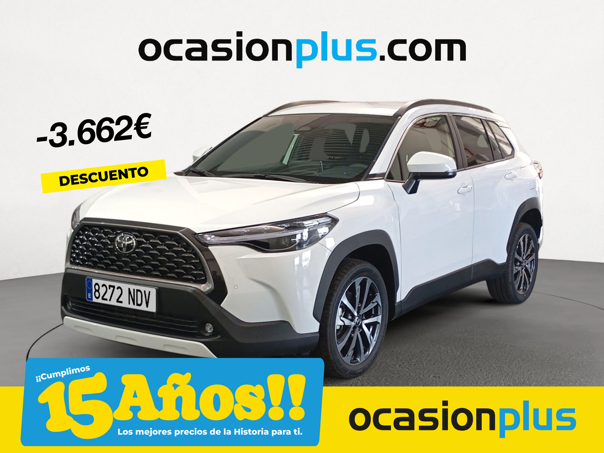 TOYOTA Corolla Cross (1.8 Híbrido Style Auto 103 kW (140 CV)) en Madrid