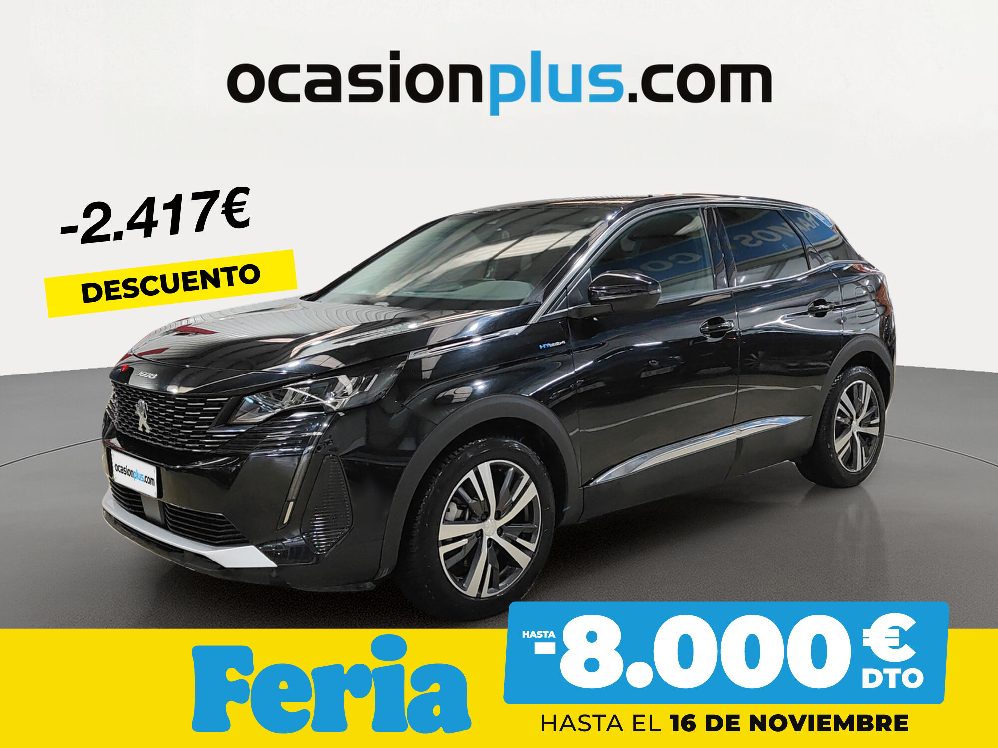 PEUGEOT 3008 (Hybrid 300 Allure Pack e-EAT8 221 kW (300 CV)) en Madrid