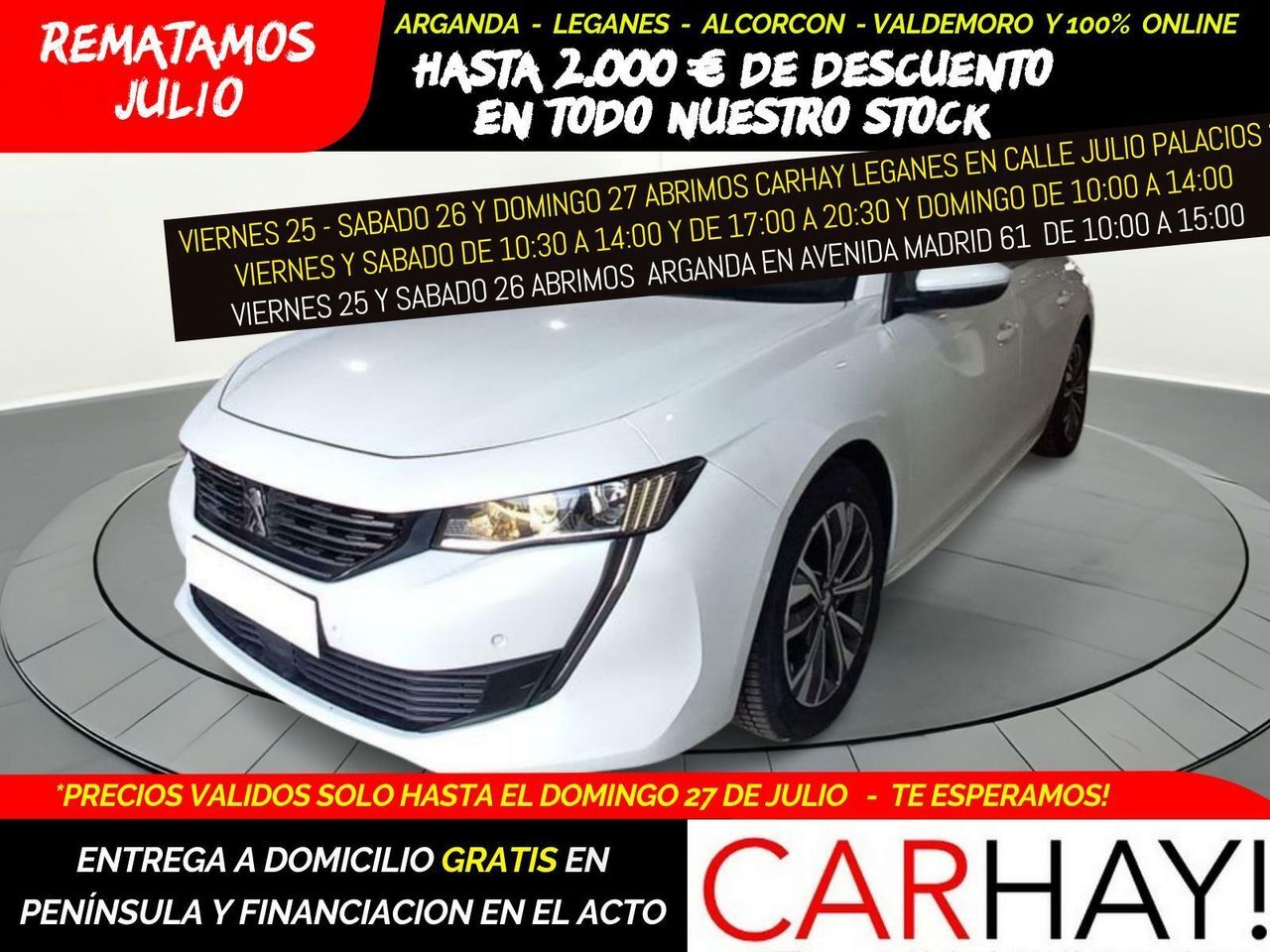 PEUGEOT 508 (ALLURE 2.0 HDI 165CV AT8 E6DT) en Madrid
