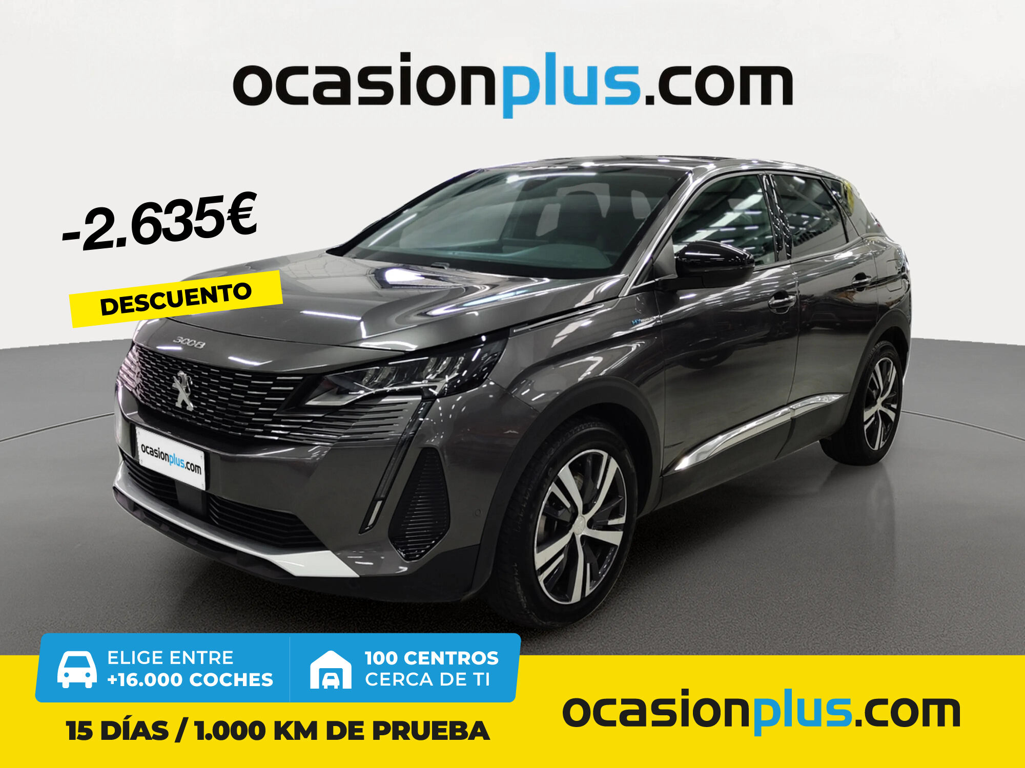 PEUGEOT 3008 (Hybrid 300 Allure Pack e-EAT8 221 kW (300 CV)) en Madrid