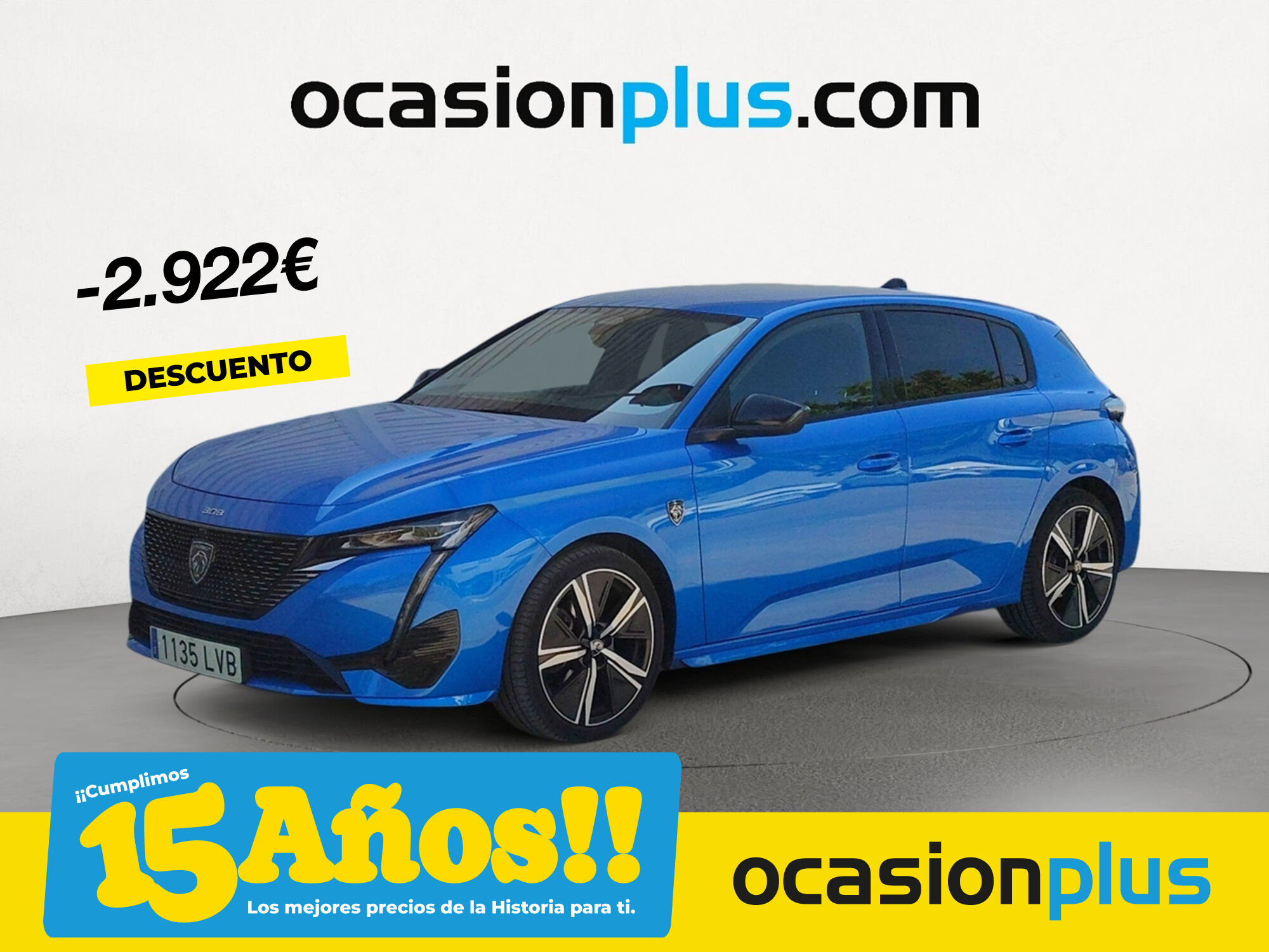 PEUGEOT 308 (BlueHDi 130 S&S GT EAT8 96 kW (130 CV)) en Madrid