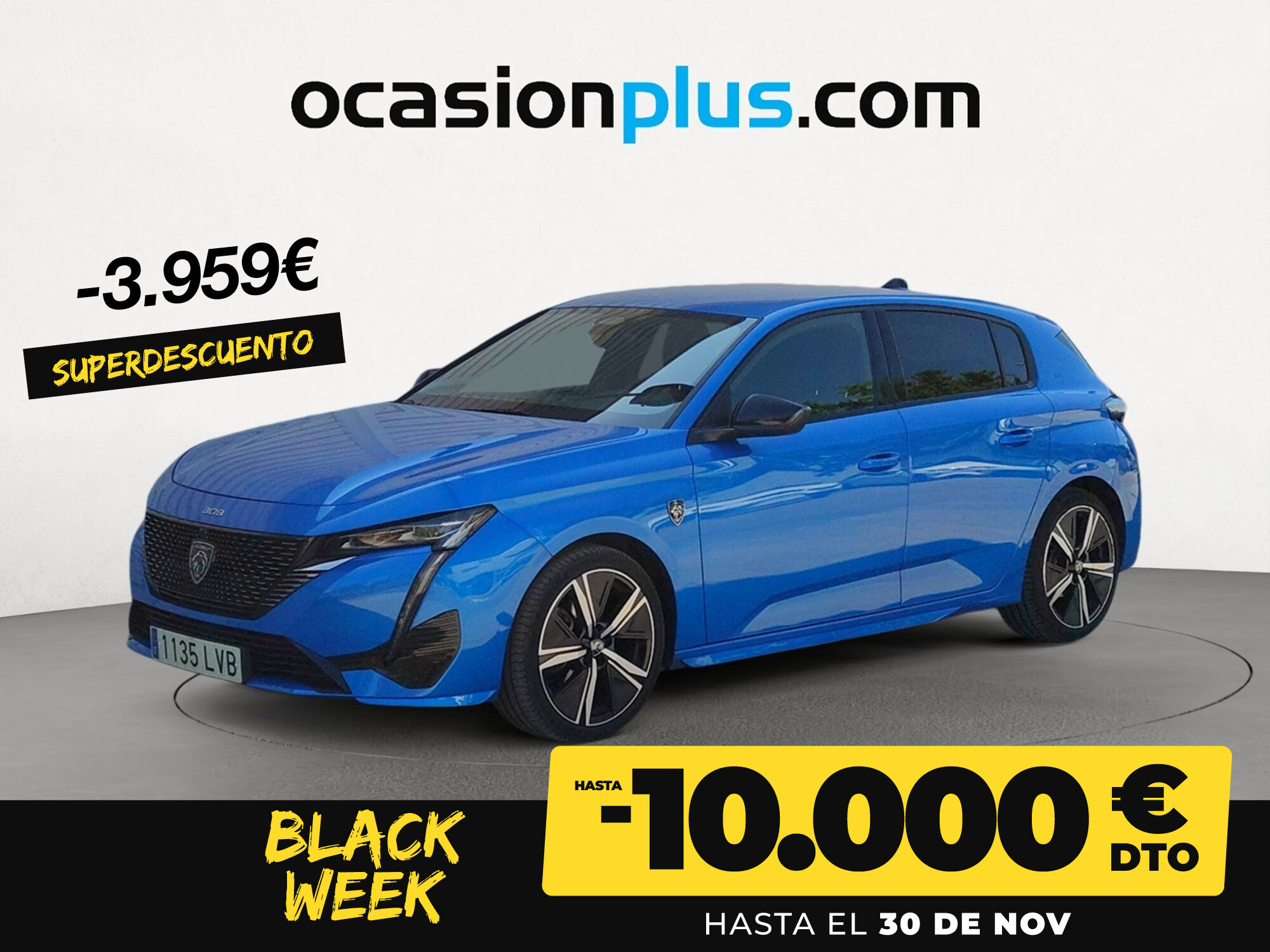 PEUGEOT 308 (BlueHDi 130 S&S GT EAT8 96 kW (130 CV)) en Madrid