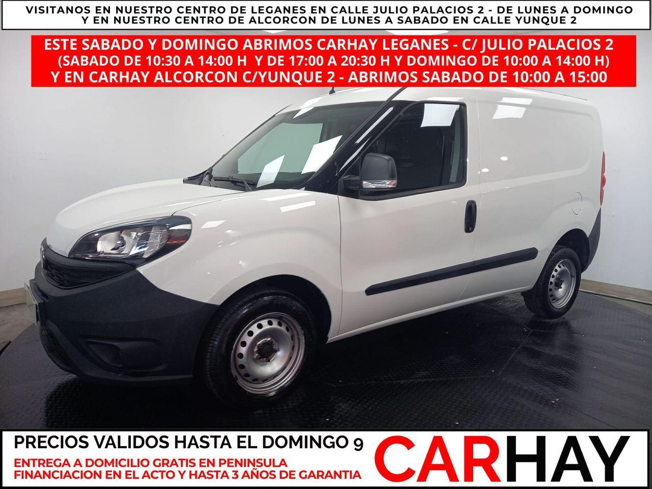 FIAT Dobló (CARGO FURGÓN BASE PLUS 1.3 MJET 70KW) en Madrid