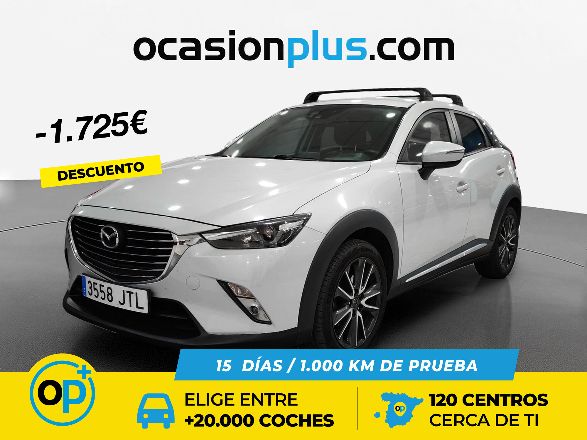 MAZDA CX-3 (1.5 DE SKYACTIV Luxury 4WD 77 kW (105 CV)) en Madrid