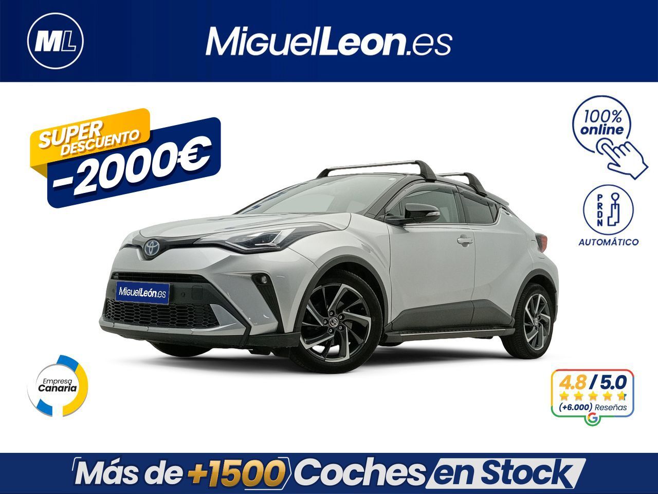 TOYOTA C-HR (1.8 125H Advance) en Palmas, Las