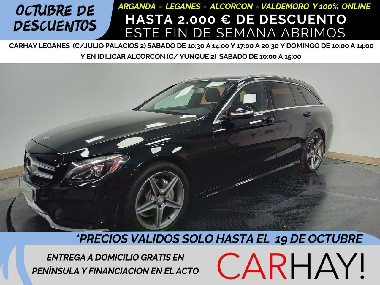 MERCEDES Clase C (ESTATE 220 DCI BLUETEC AMG) en Madrid