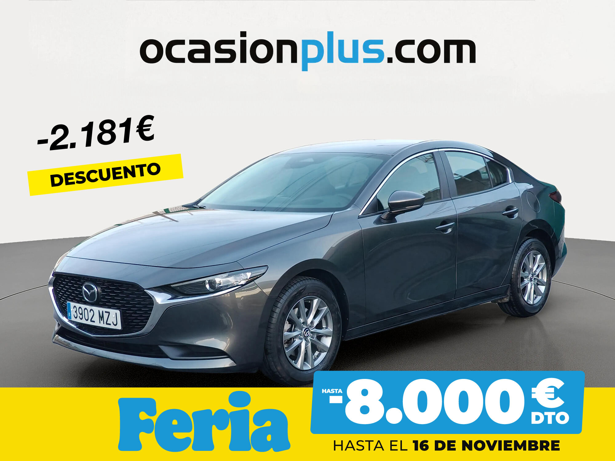 MAZDA Mazda3 (2.5L E-SKY G MHEV Prime-line 103 kW (140 CV)) en Madrid