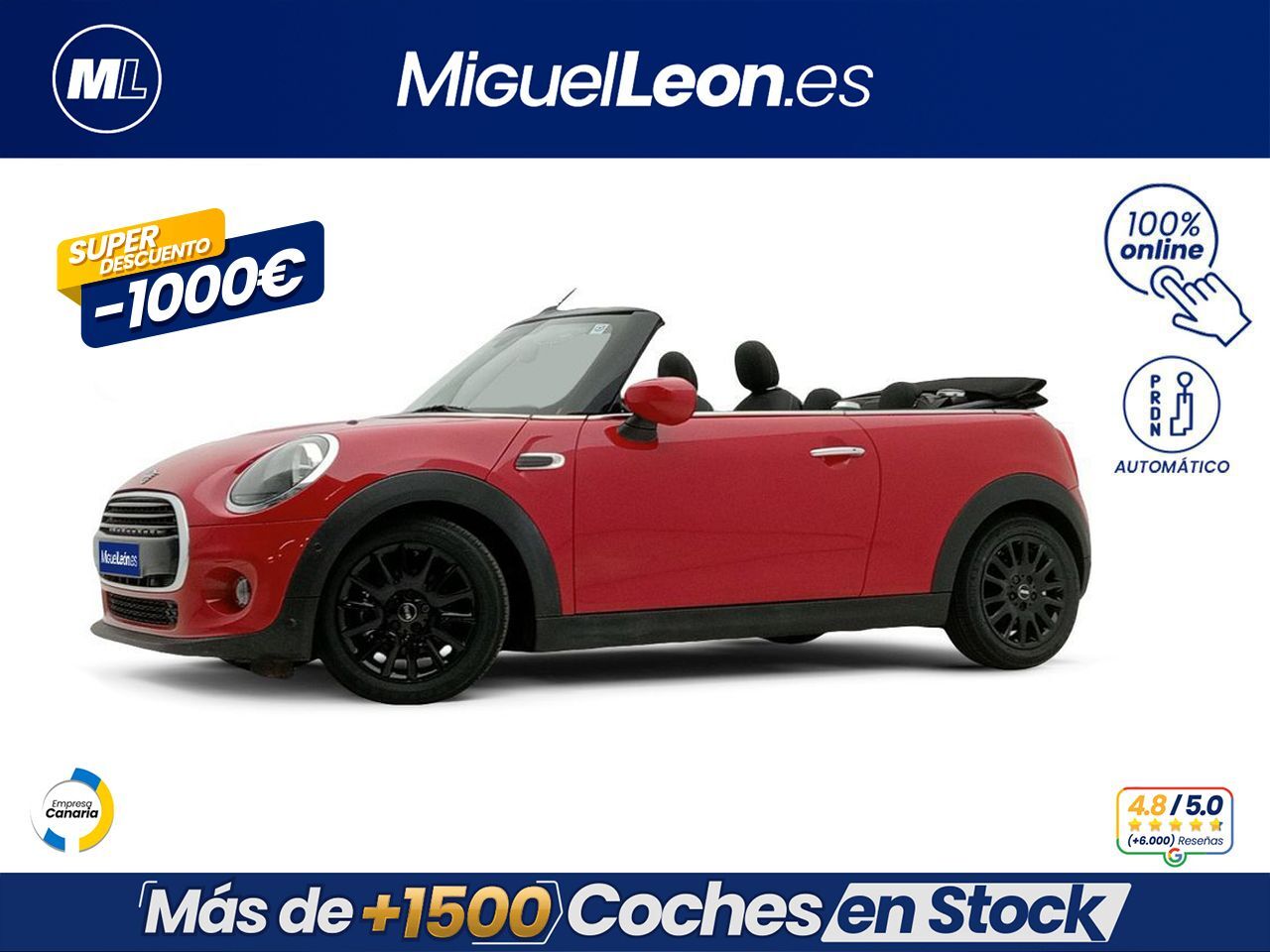 MINI Mini (COOPER CABRIO) en Palmas, Las