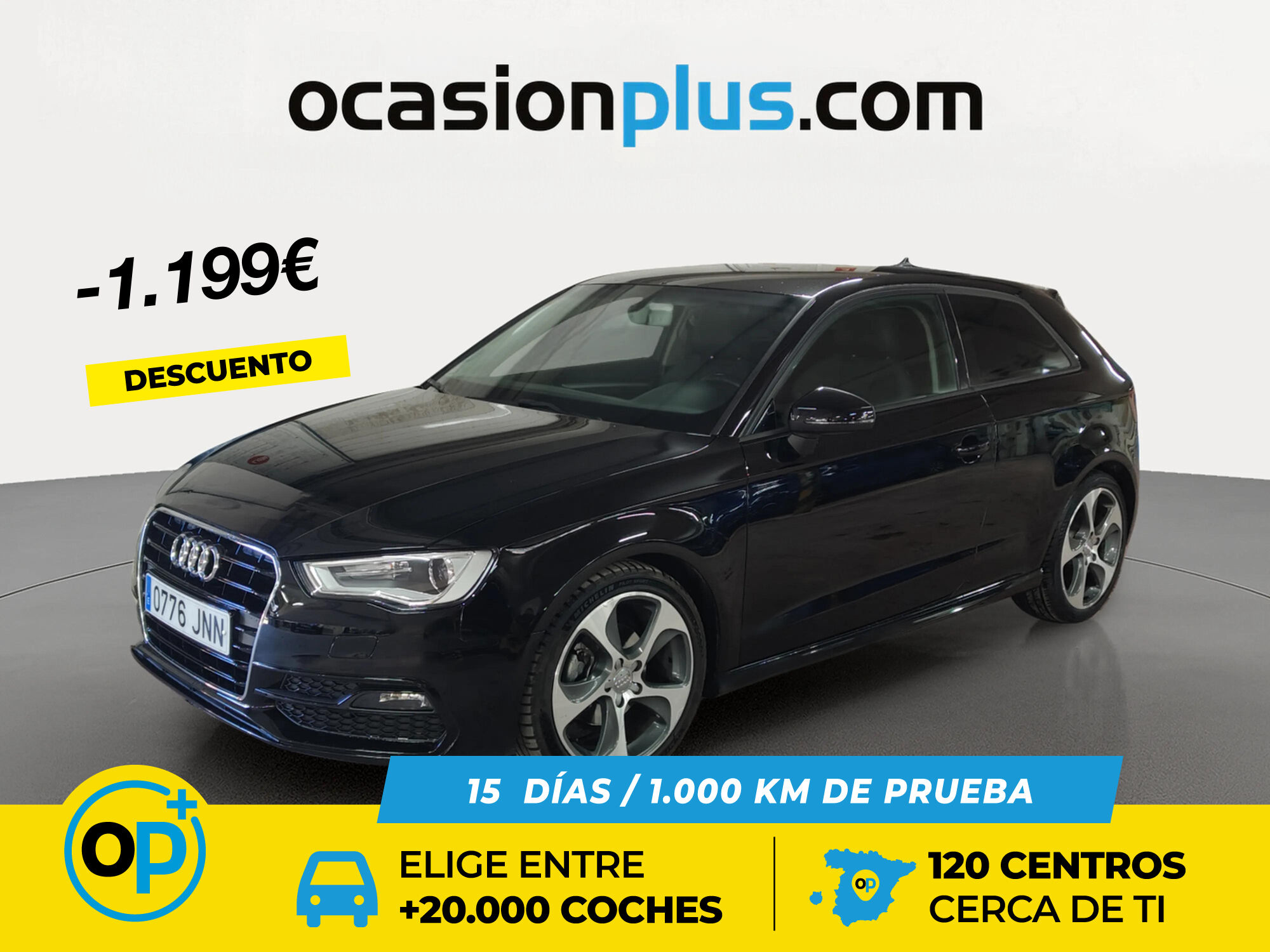 AUDI A3 (S line edition 1.6 TDI CD 81 kW (110 CV)) en Madrid