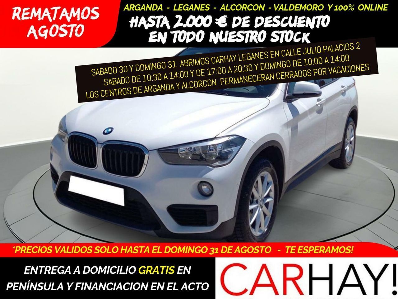 BMW X1 (1.5I SDRIVE18 OPF (EU6D-TEMP)) en Madrid