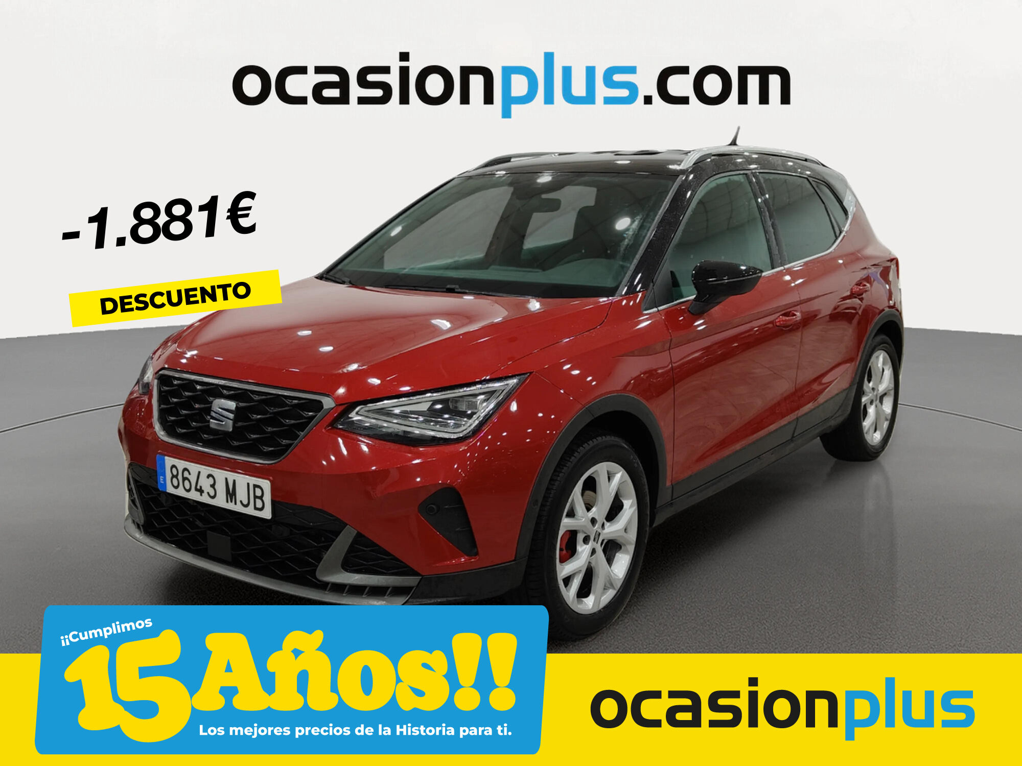 SEAT Arona (1.5 TSI S&S FR XL DSG 110 kW (150 CV)) en Madrid