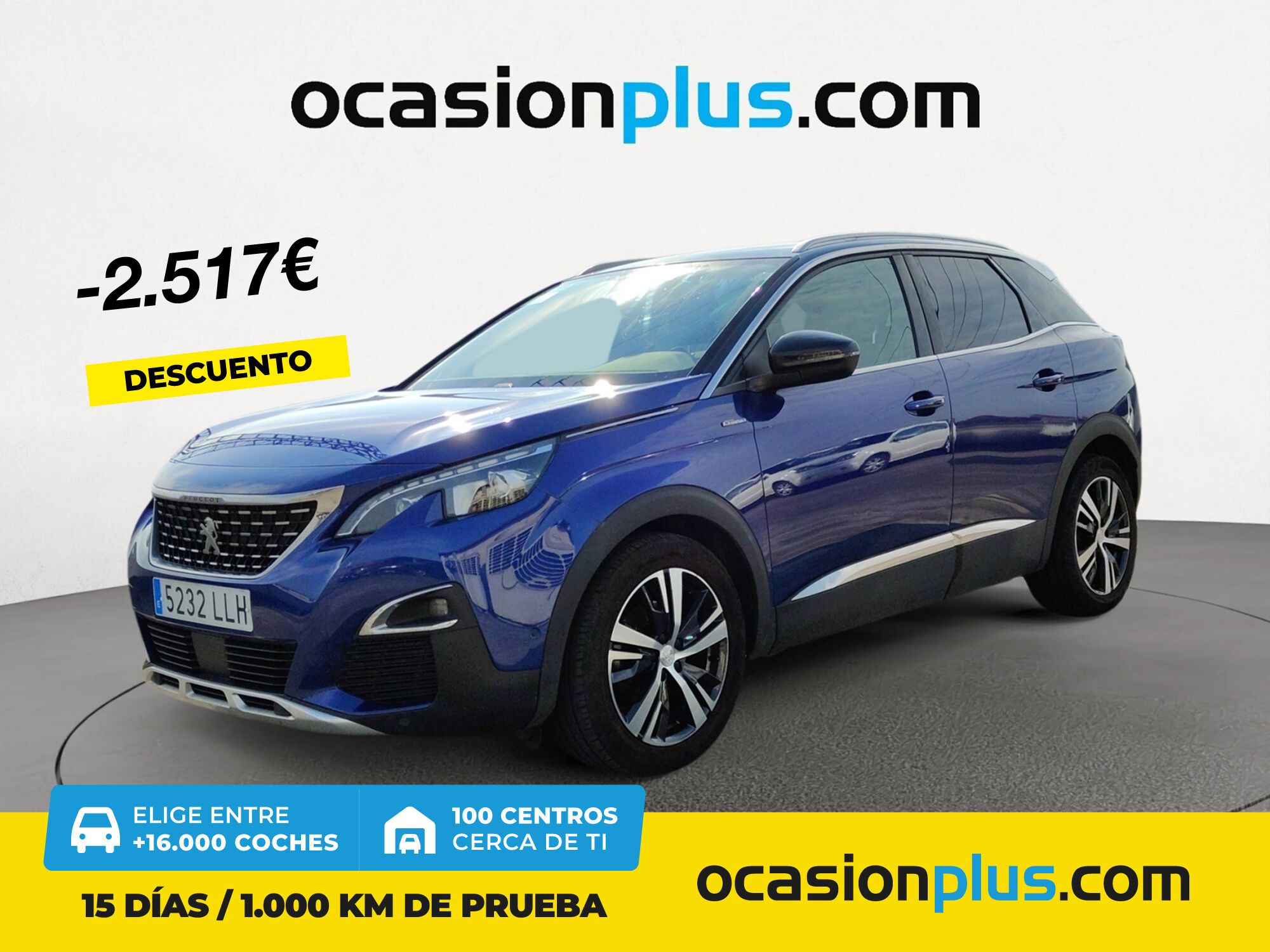 PEUGEOT 3008 (BlueHDI 130 S&S GT Line 96 kW (130 CV)) en Madrid