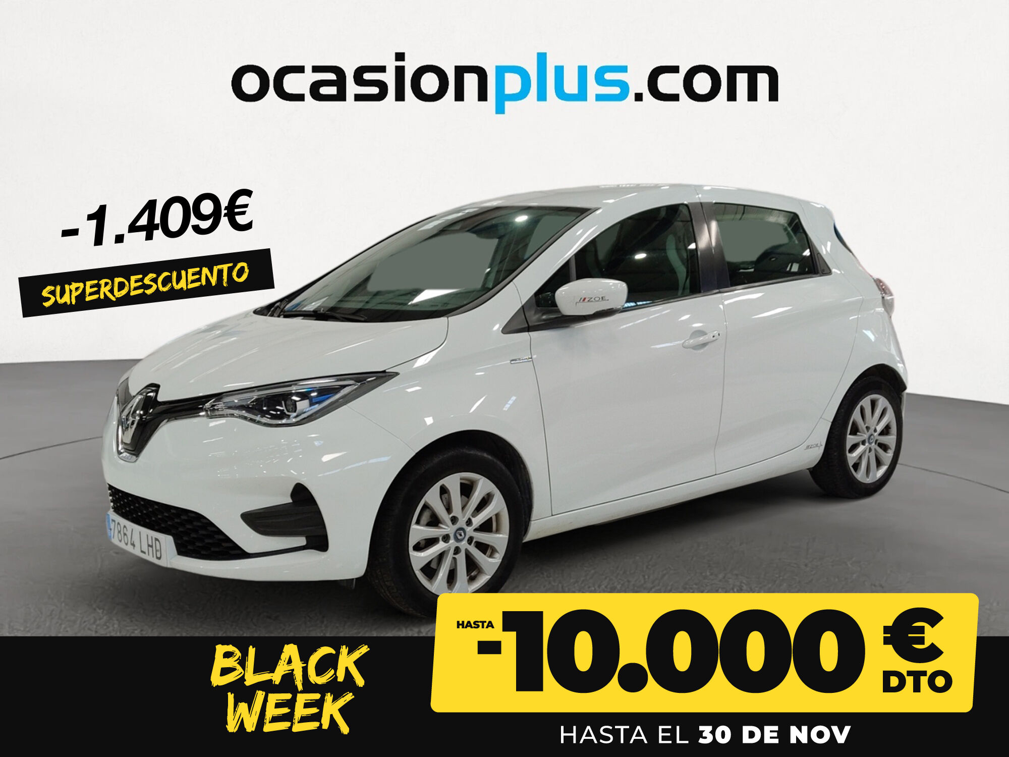 RENAULT Zoe (Intens 80 kW R110 Batería 50kWh 79 kW (108 CV)) en Madrid