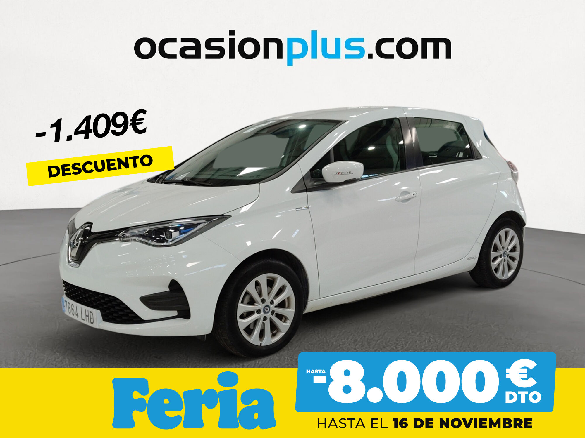 RENAULT Zoe (Intens 80 kW R110 Batería 50kWh 79 kW (108 CV)) en Madrid