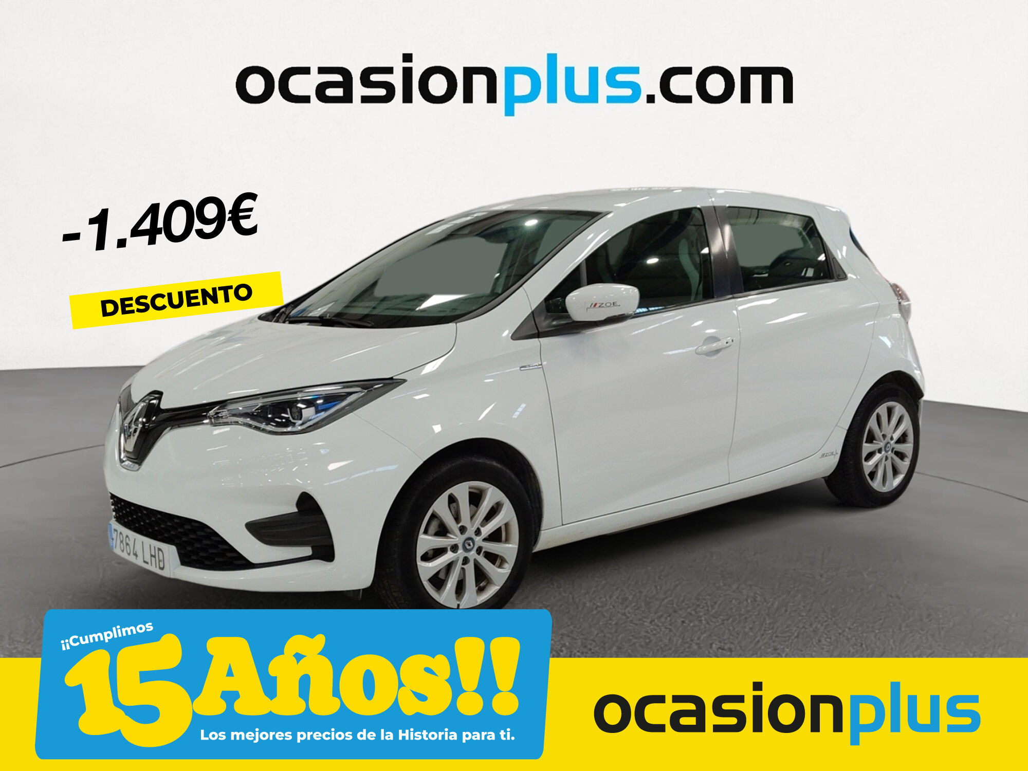 RENAULT Zoe (Intens 80 kW R110 Batería 50kWh 79 kW (108 CV)) en Madrid