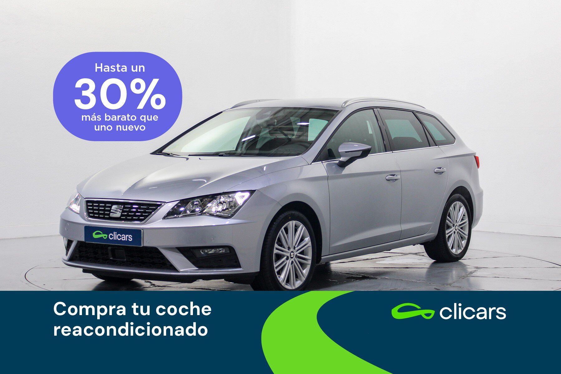 SEAT León (León ST 1.5 TGI GNC S&S Xcellence DSG7 130) en Madrid