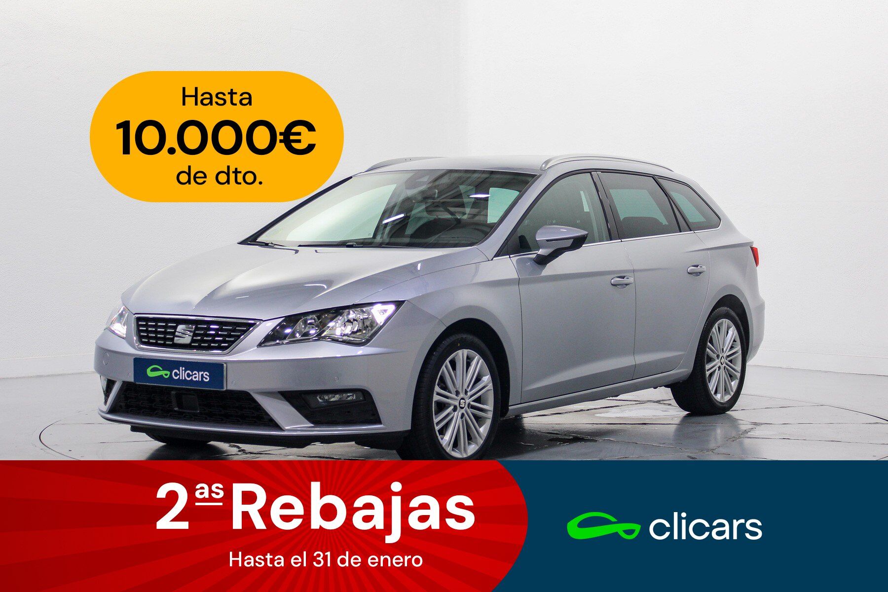 SEAT León (León ST 1.5 TGI GNC S&S Xcellence DSG7 130) en Madrid