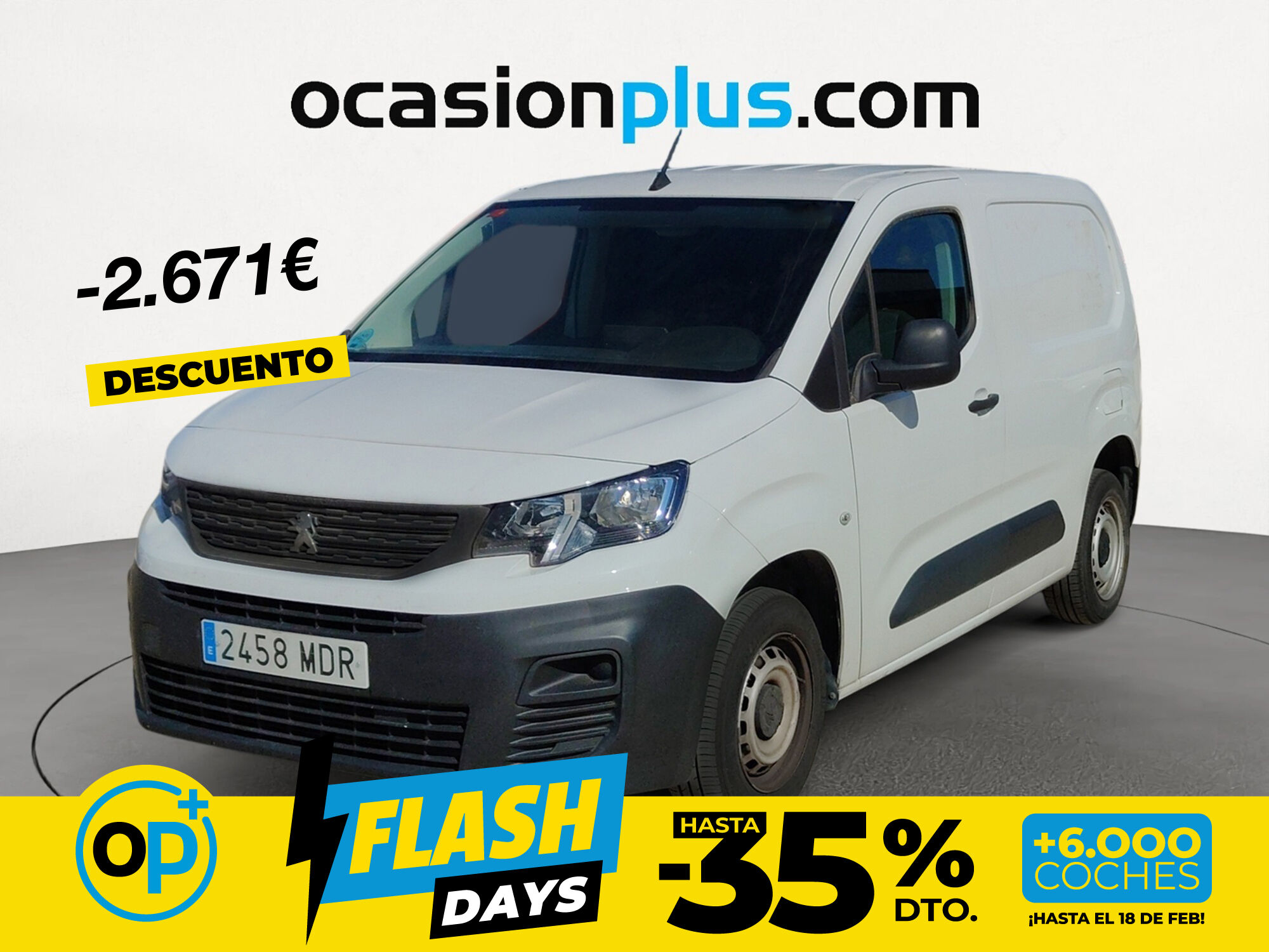 Foto del PEUGEOT Partner 1.5BlueHDI S&S Standard 600kg 100