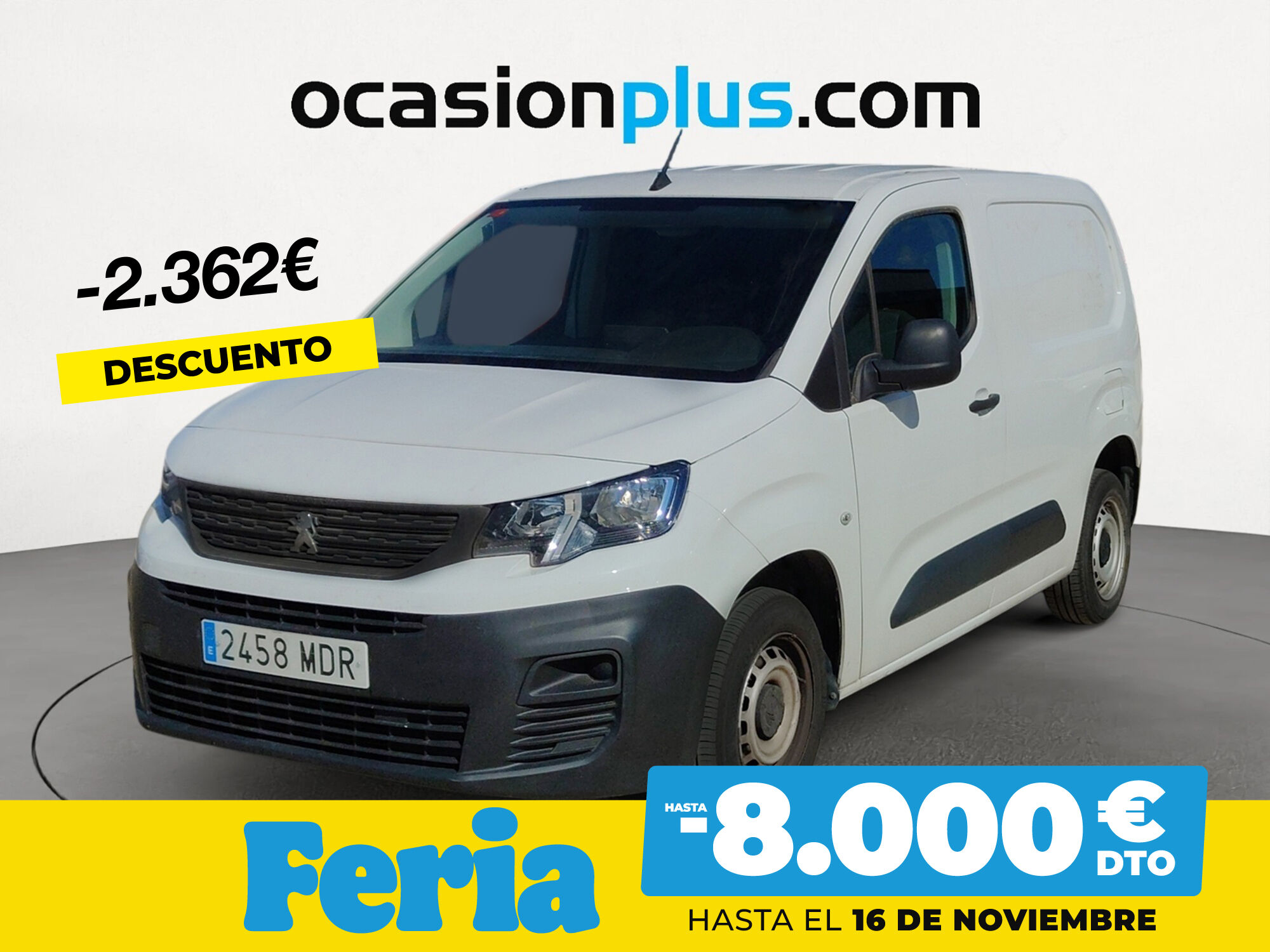 PEUGEOT Partner (Furgon BlueHDi 100 Standard 600kg 75 kW (102 CV)) en Madri