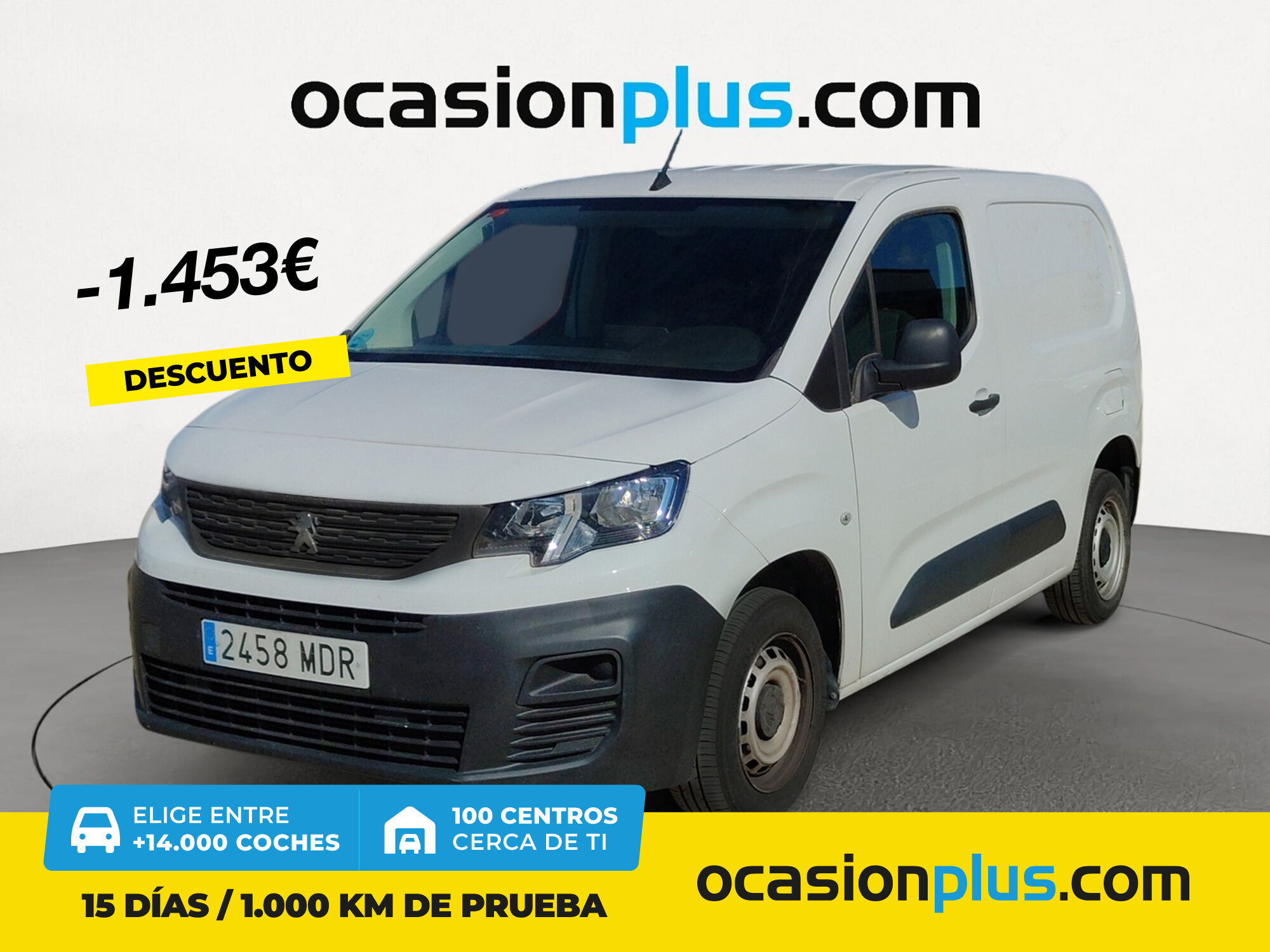 PEUGEOT Partner (Furgon BlueHDi 100 Standard 600kg 75 kW (102 CV)) en Madri