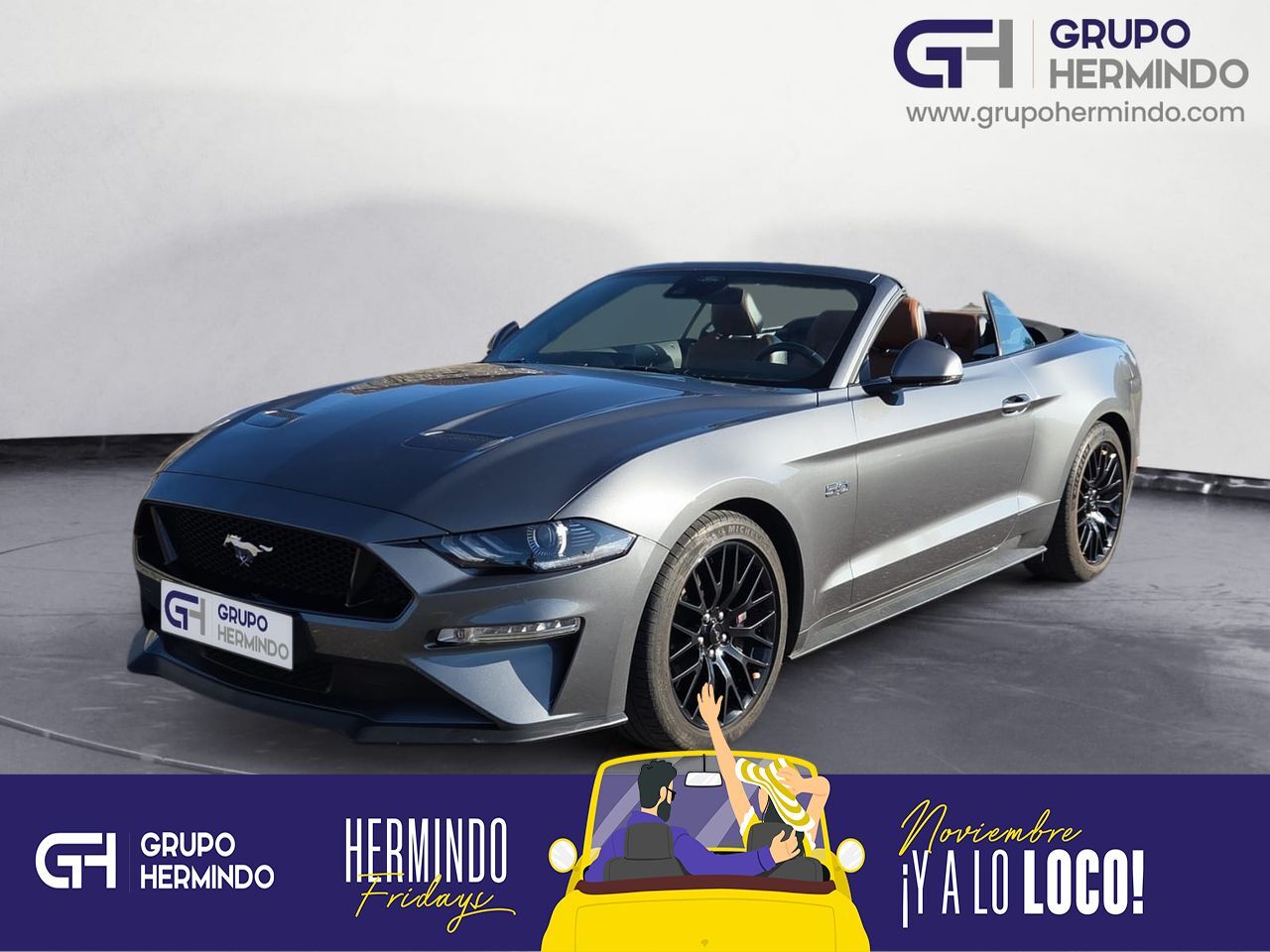 FORD Mustang (CONVERTIBLE GT 5.0 TI-VCT 445 CV AT10 E6DT) en Pontevedra