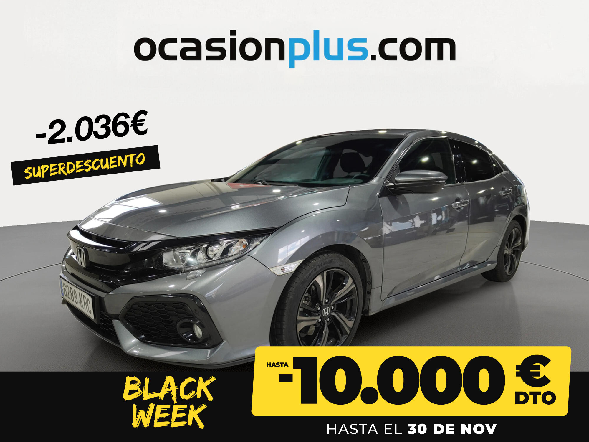 HONDA Civic (1.6 I-DTEC Elegance Nav 88 kW (120 CV)) en Madrid