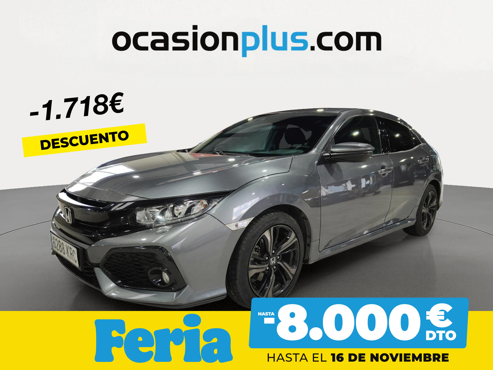 HONDA Civic (1.6 I-DTEC Elegance Nav 88 kW (120 CV)) en Madrid