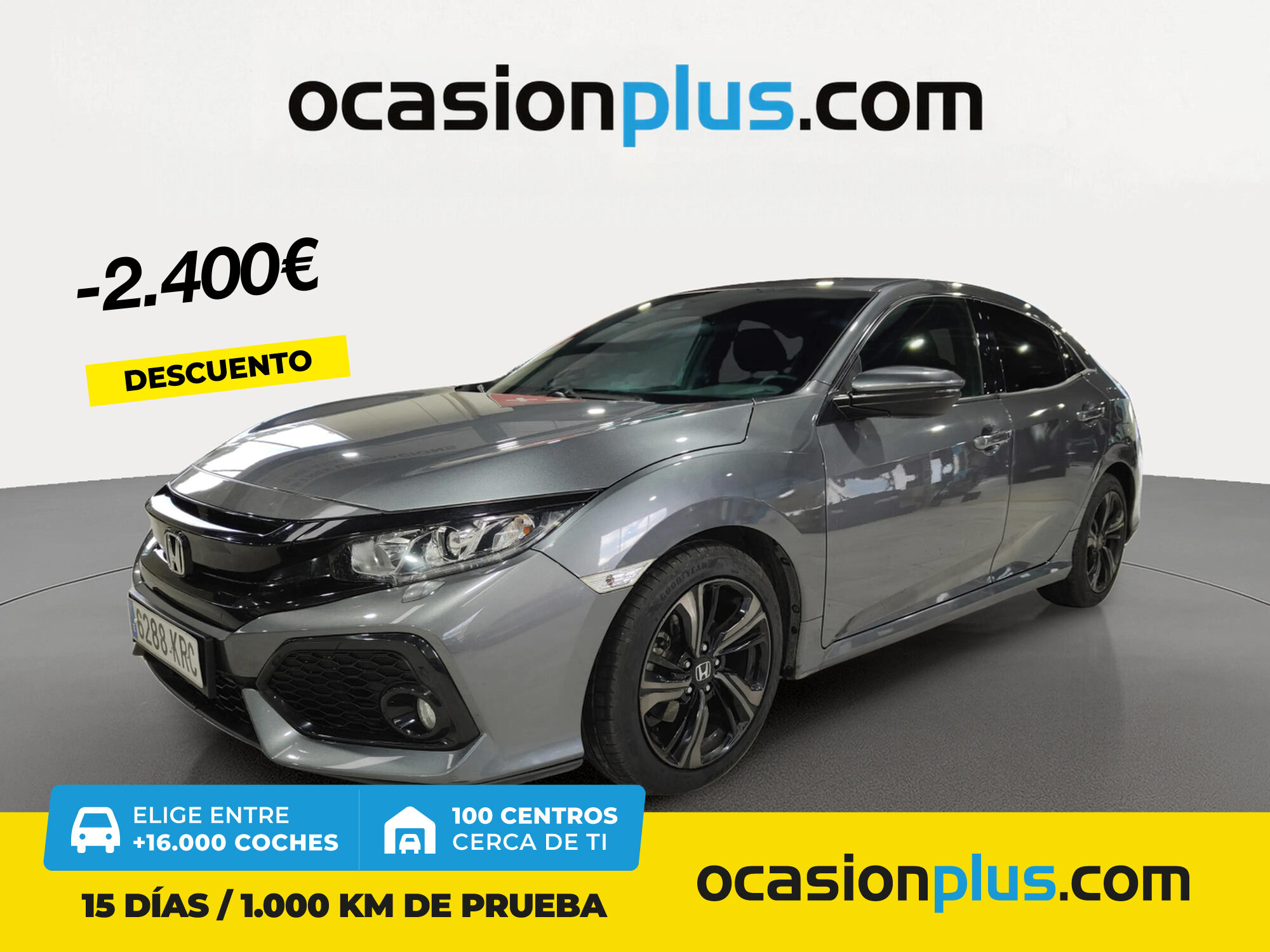 HONDA Civic (1.6 I-DTEC Elegance Nav 88 kW (120 CV)) en Madrid