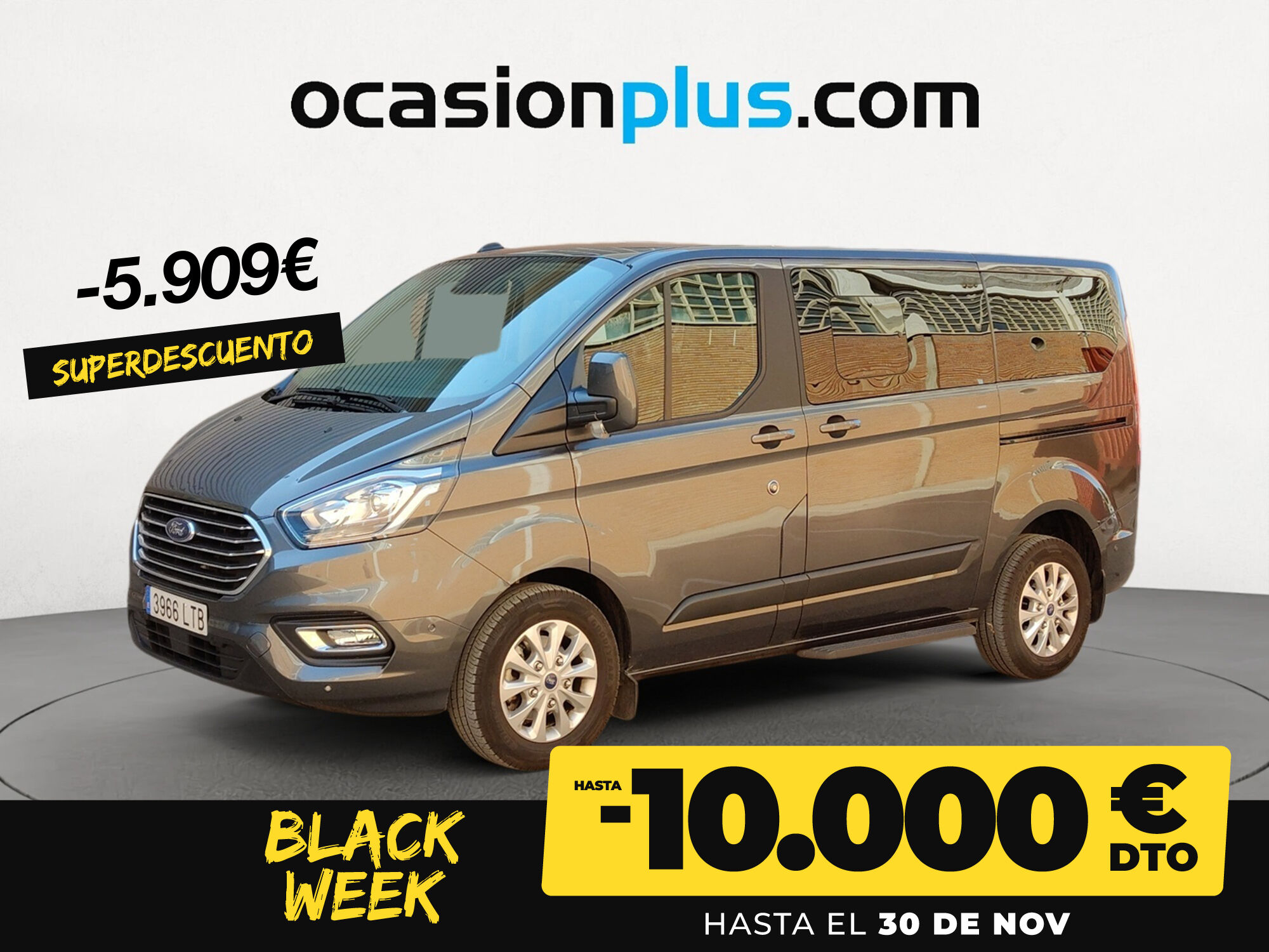 FORD Tourneo Custom (2.0 EcoBlue L1 Trend 96 kW (130 CV)) en Madrid