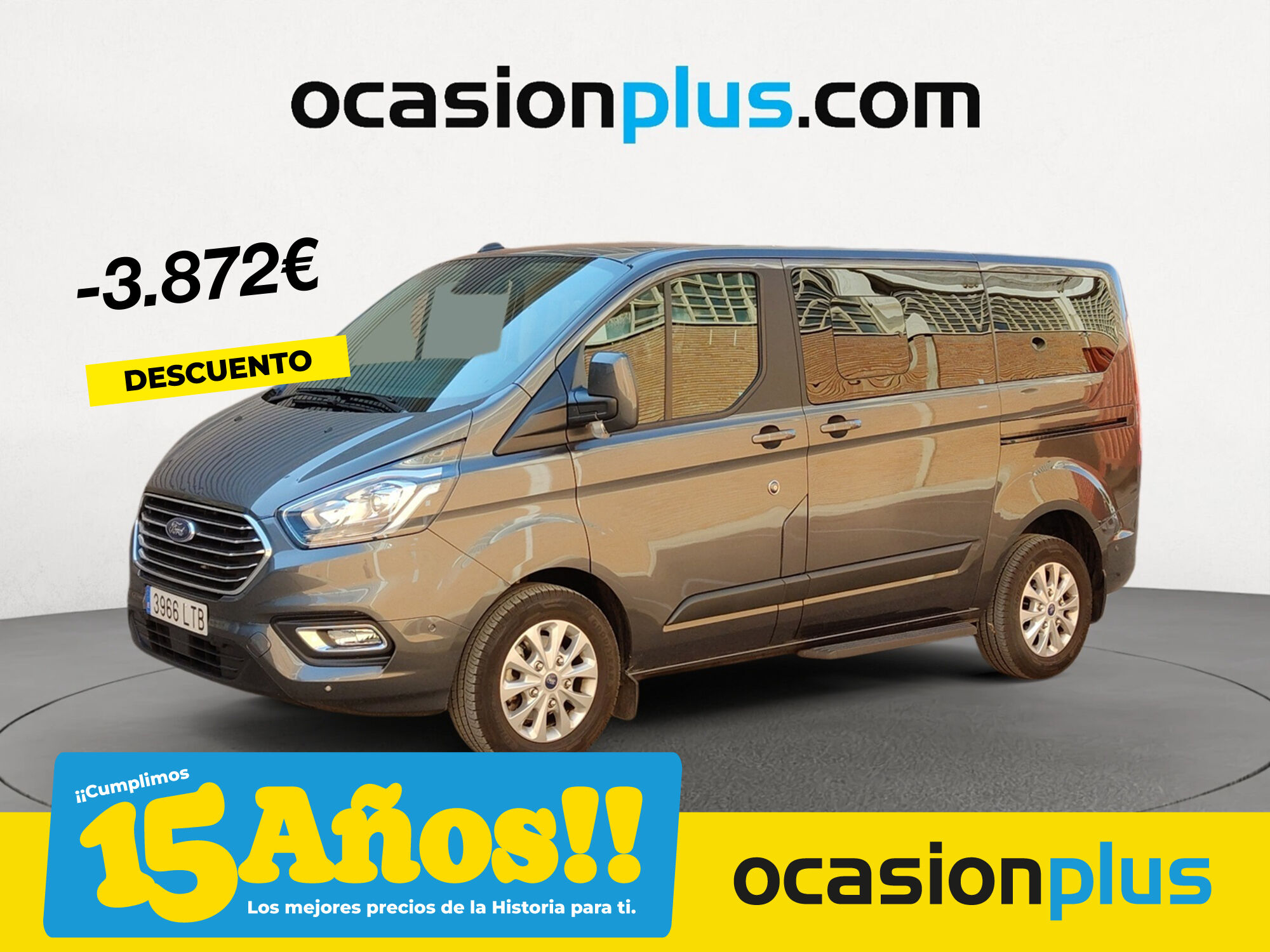 FORD Tourneo Custom (2.0 EcoBlue L1 Trend 96 kW (130 CV)) en Madrid