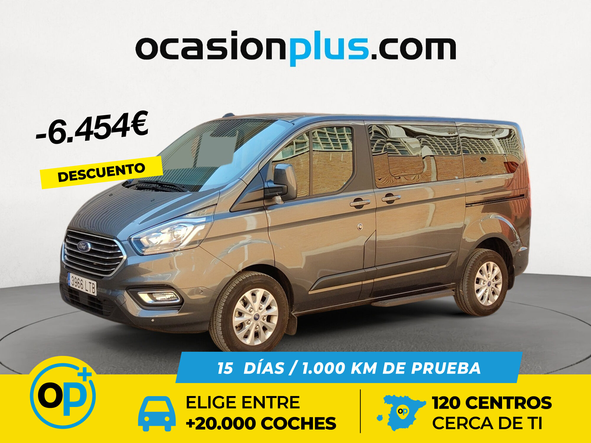 FORD Tourneo Custom (2.0 EcoBlue L1 Trend 96 kW (130 CV)) en Madrid