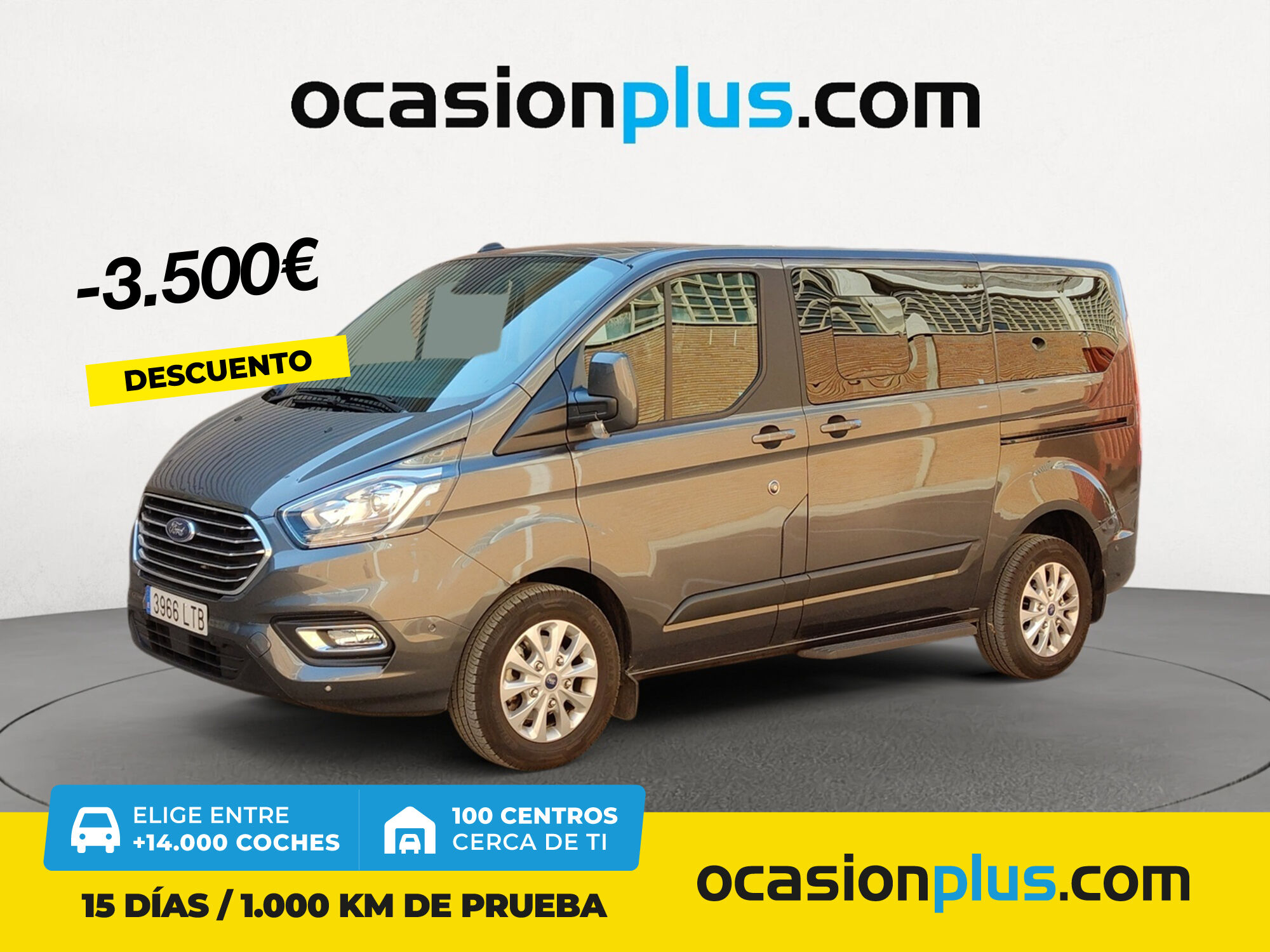 FORD Tourneo Custom (2.0 EcoBlue L1 Trend 96 kW (130 CV)) en Madrid