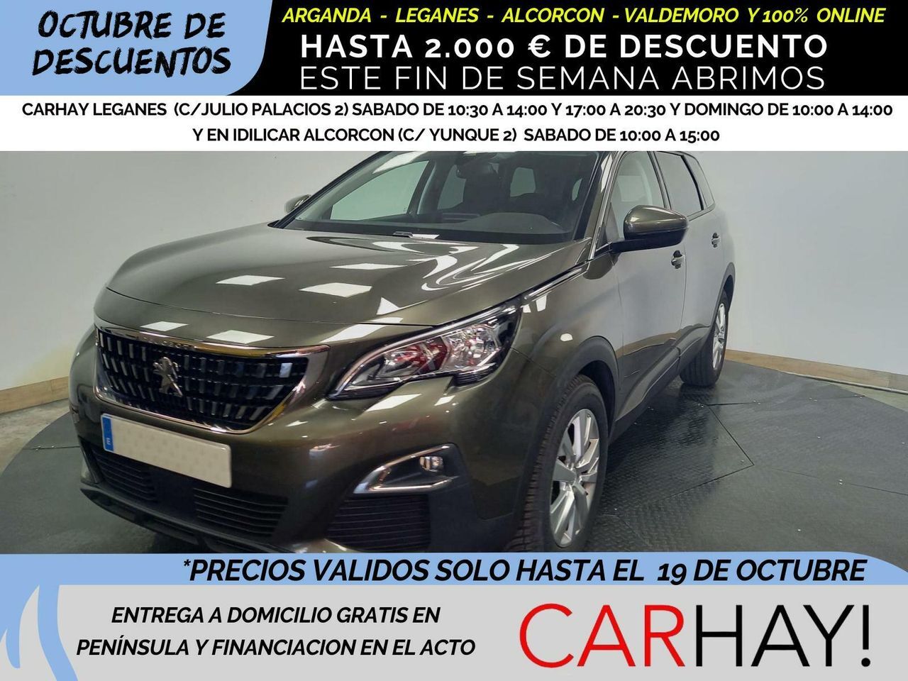 PEUGEOT 5008 (1.5 BLUEHDI ACTIVE - 5 ASIENTOS) en Madrid
